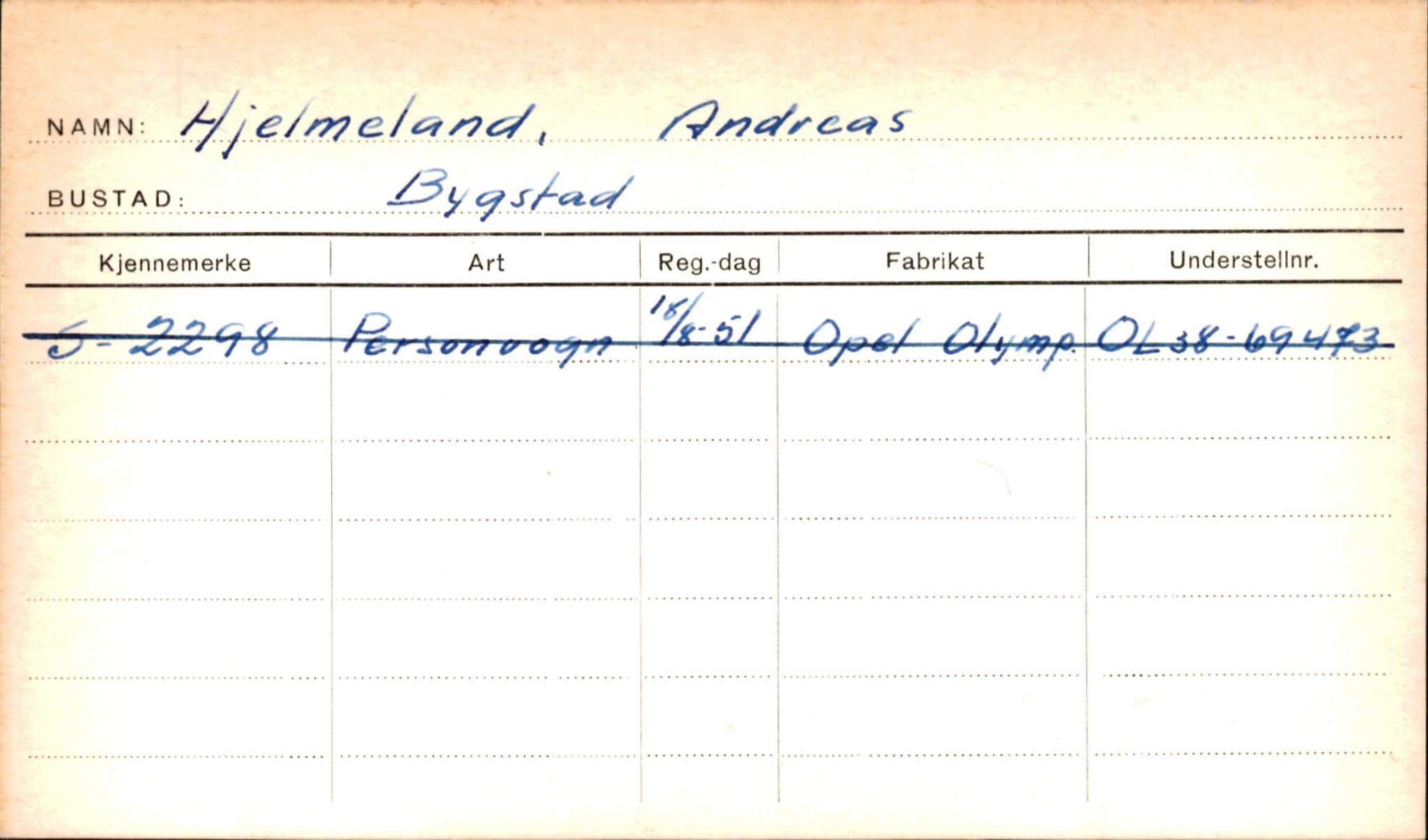 Statens vegvesen, Sogn og Fjordane vegkontor, SAB/A-5301/4/F/L0001A: Eigarregister Fjordane til 1.6.1961, 1930-1961, s. 487