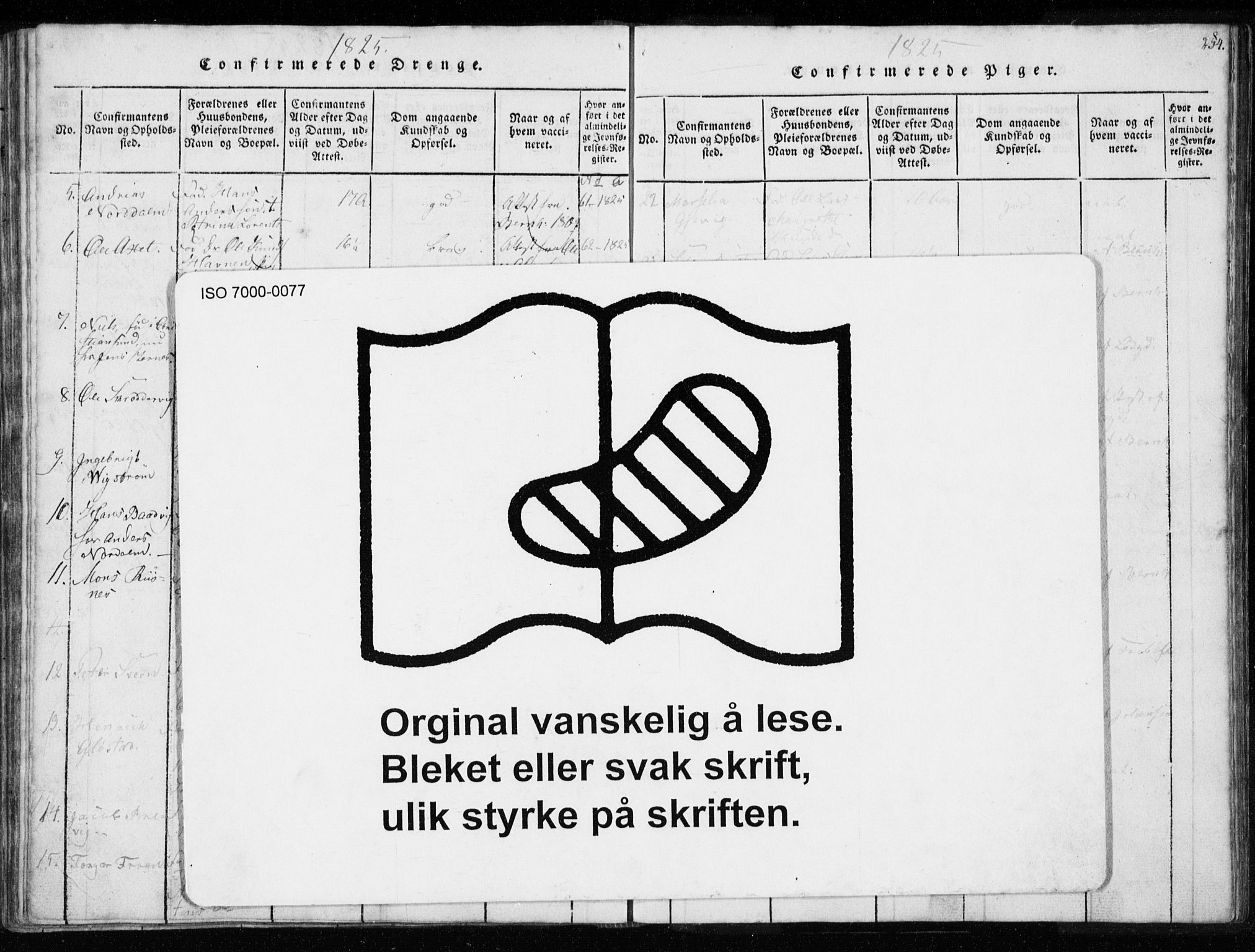 Ministerialprotokoller, klokkerbøker og fødselsregistre - Sør-Trøndelag, SAT/A-1456/634/L0527: Ministerialbok nr. 634A03, 1818-1826, s. 254