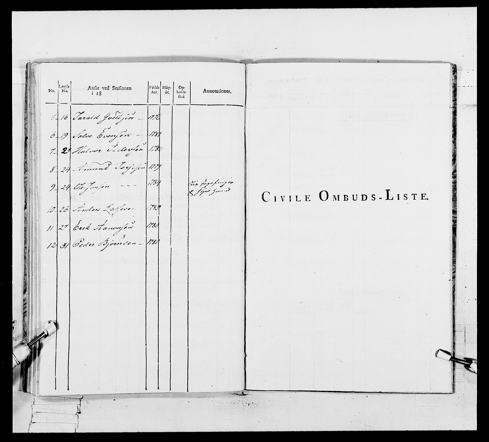 Generalitets- og kommissariatskollegiet, Det kongelige norske kommissariatskollegium, AV/RA-EA-5420/E/Eh/L0109: Vesterlenske nasjonale infanteriregiment, 1806, s. 315