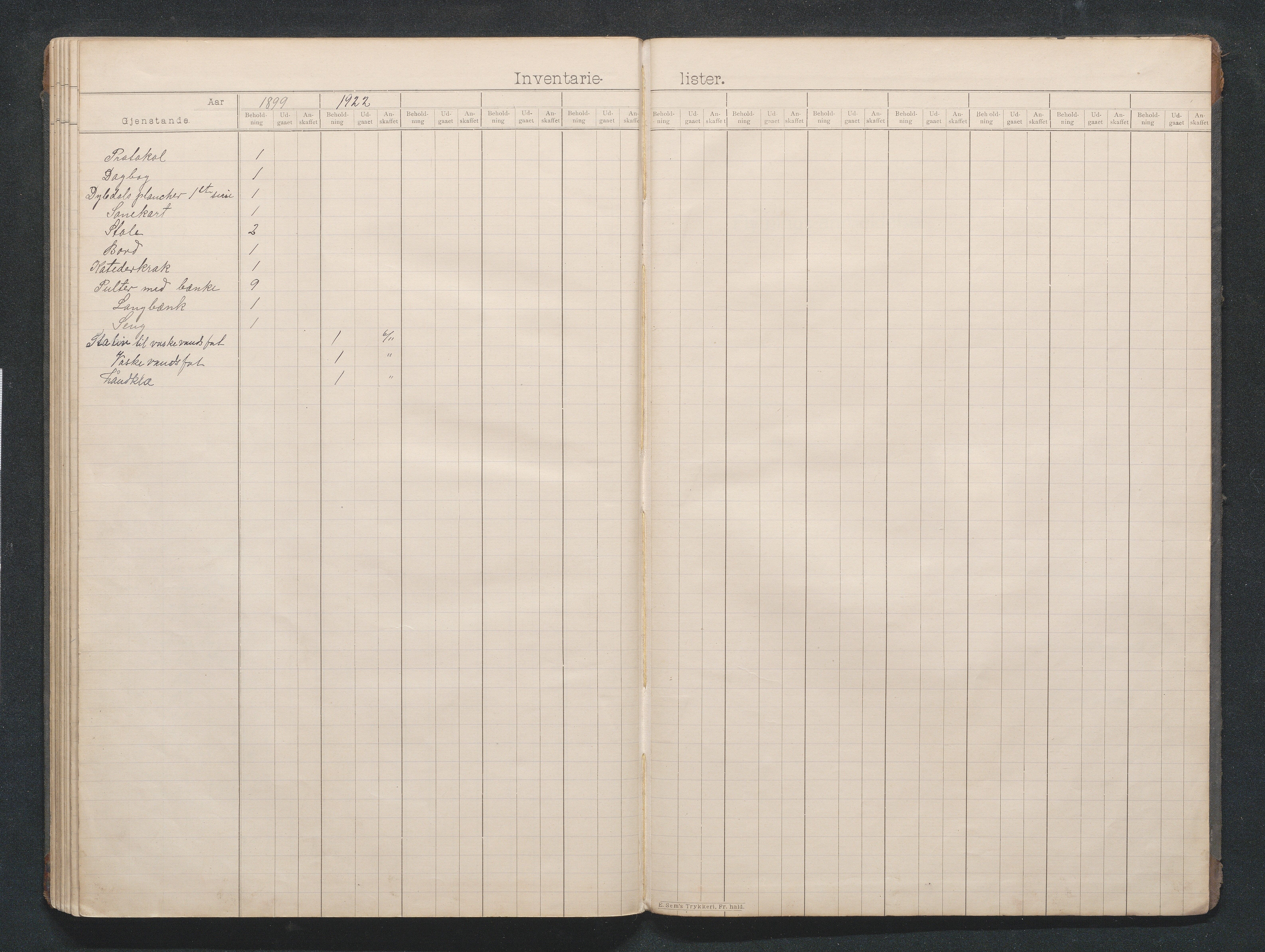 Birkenes kommune, Klepp (Skjærkelen) skolekrets, AAMA/KA0928-550d_91/F01/L0001: Skoleprotokoll, 1897-1922