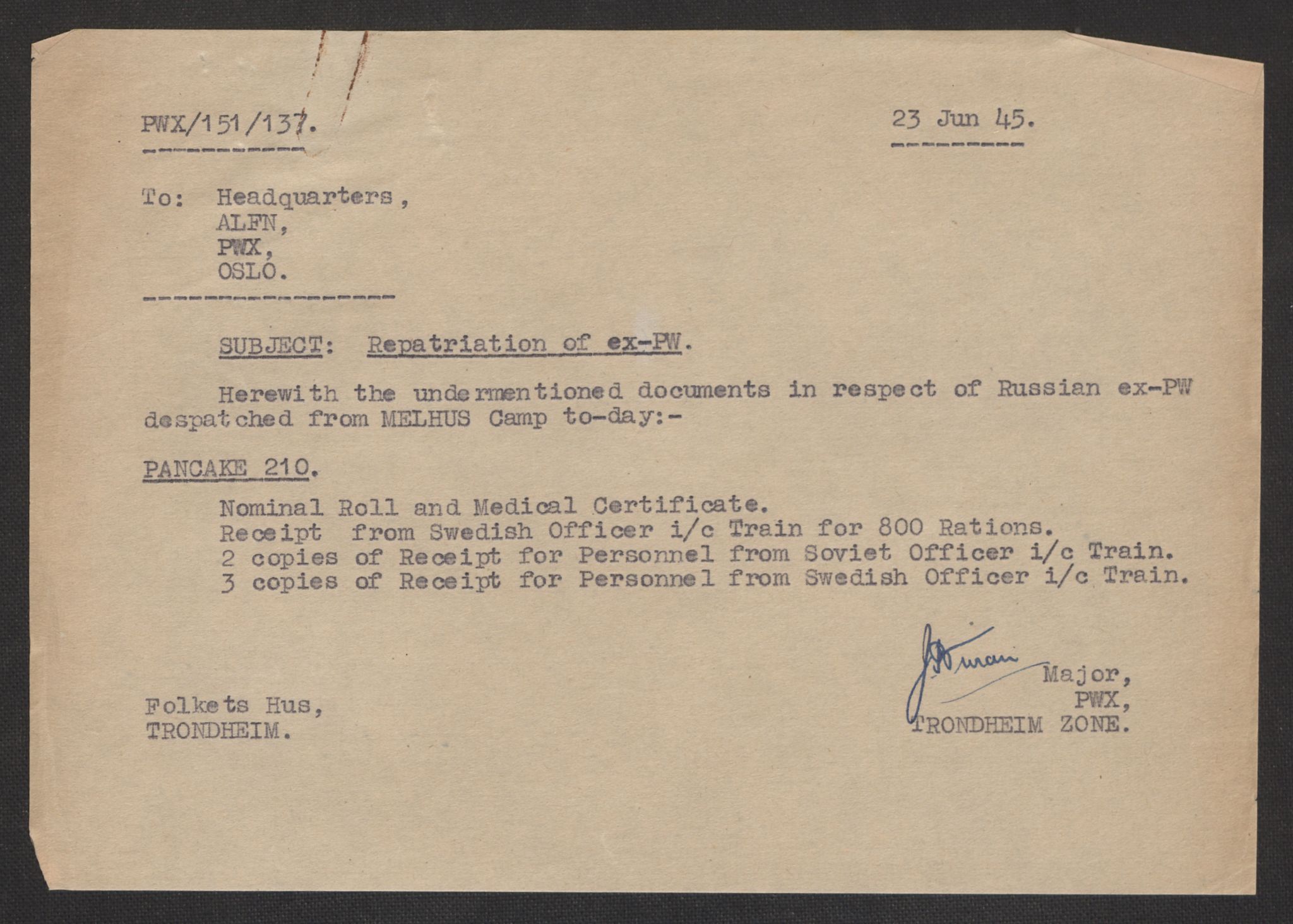 Flyktnings- og fangedirektoratet, Repatrieringskontoret, AV/RA-S-1681/D/Db/L0017: Displaced Persons (DPs) og sivile tyskere, 1945-1948, s. 504