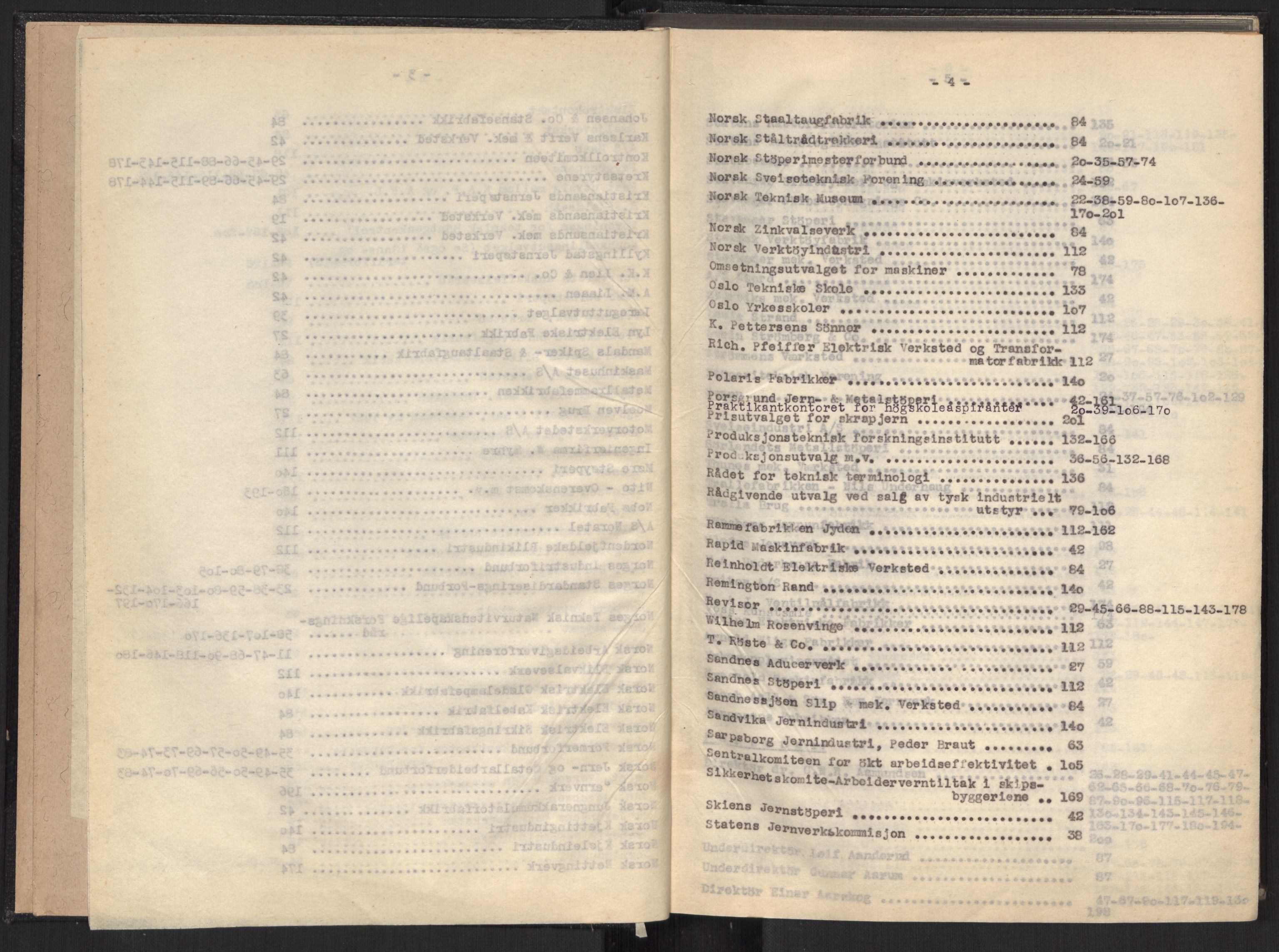 Teknologibedriftenes Landsforening TBL, AV/RA-PA-1700/A/Ad/L0007: Årsberetning med register, 1940-1951