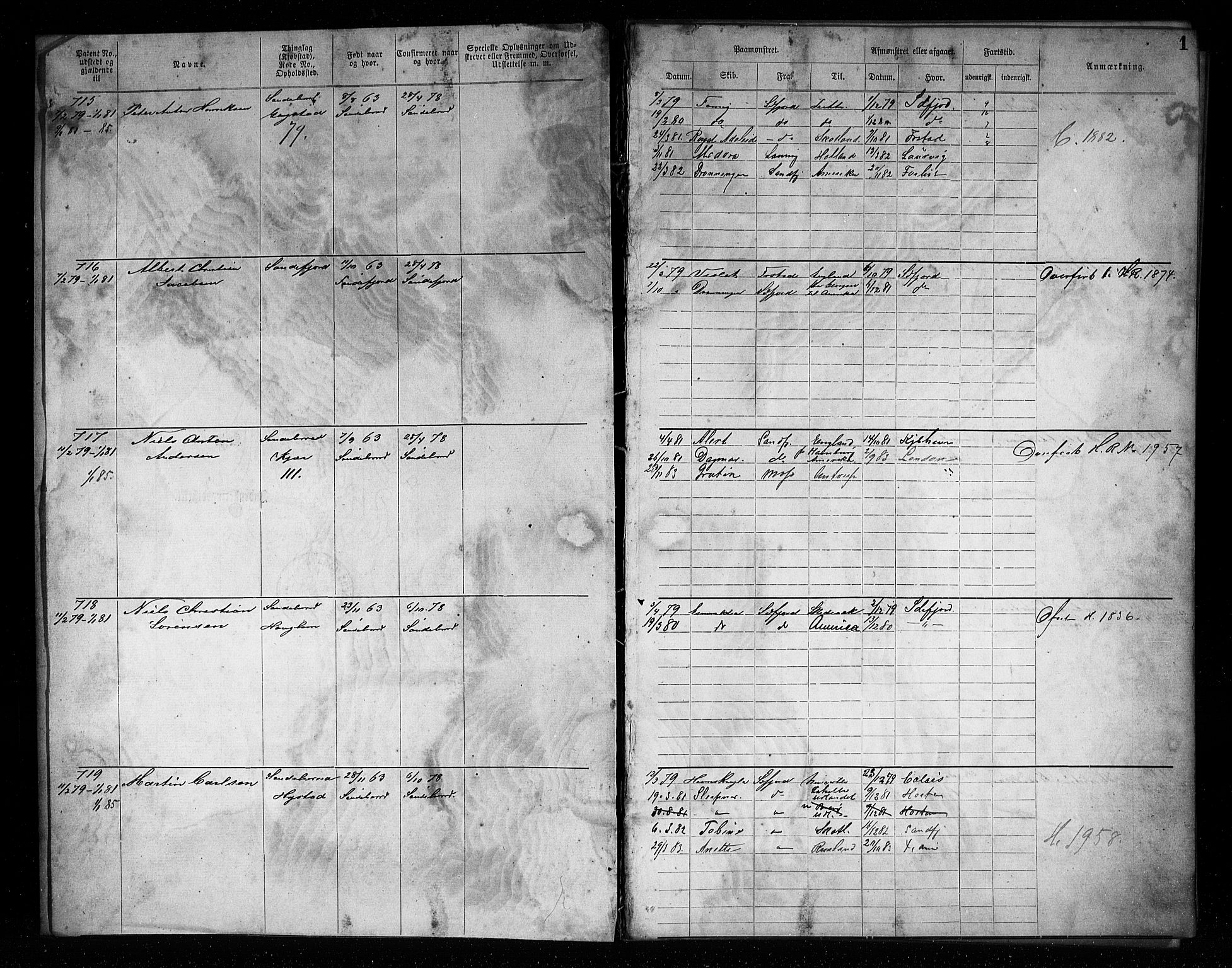 Sandefjord innrulleringskontor, AV/SAKO-A-788/F/Fa/L0004: Annotasjonsrulle, 1879-1889, s. 3