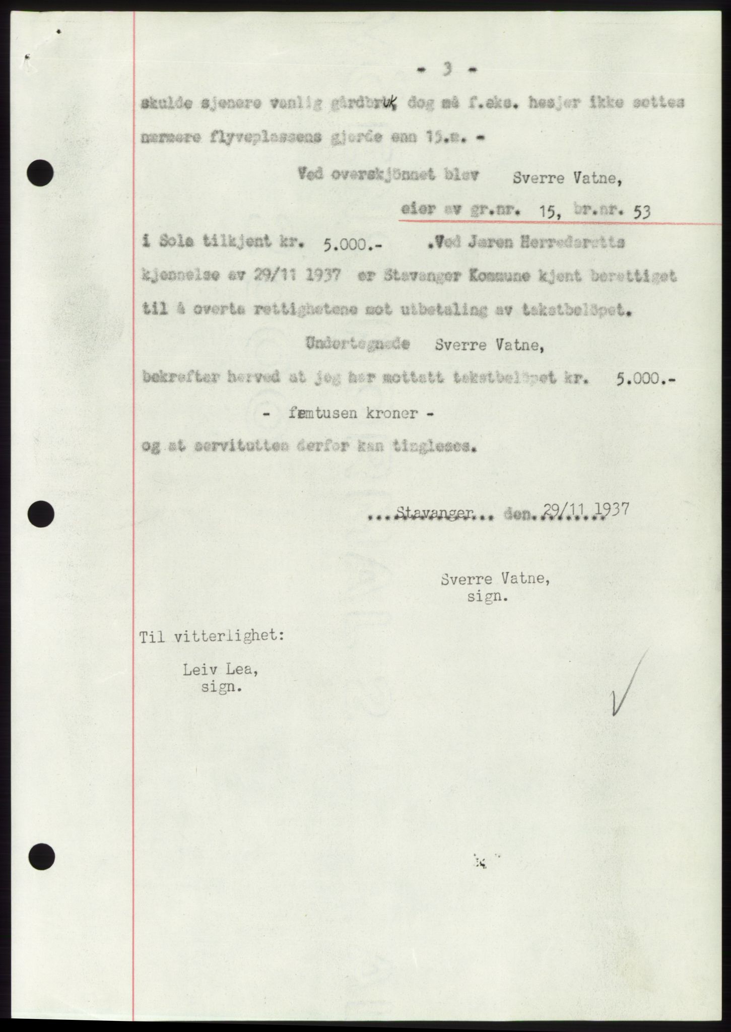 Jæren sorenskriveri, SAST/A-100310/03/G/Gba/L0069: Pantebok, 1937-1937, Dagboknr: 3784/1937