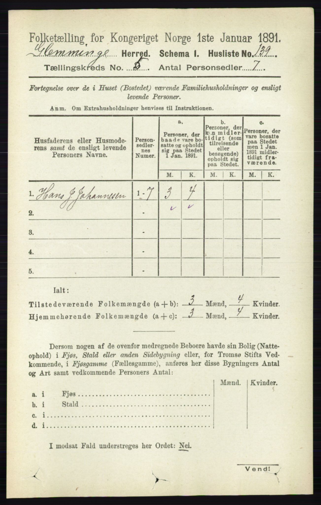 RA, Folketelling 1891 for 0132 Glemmen herred, 1891, s. 6036