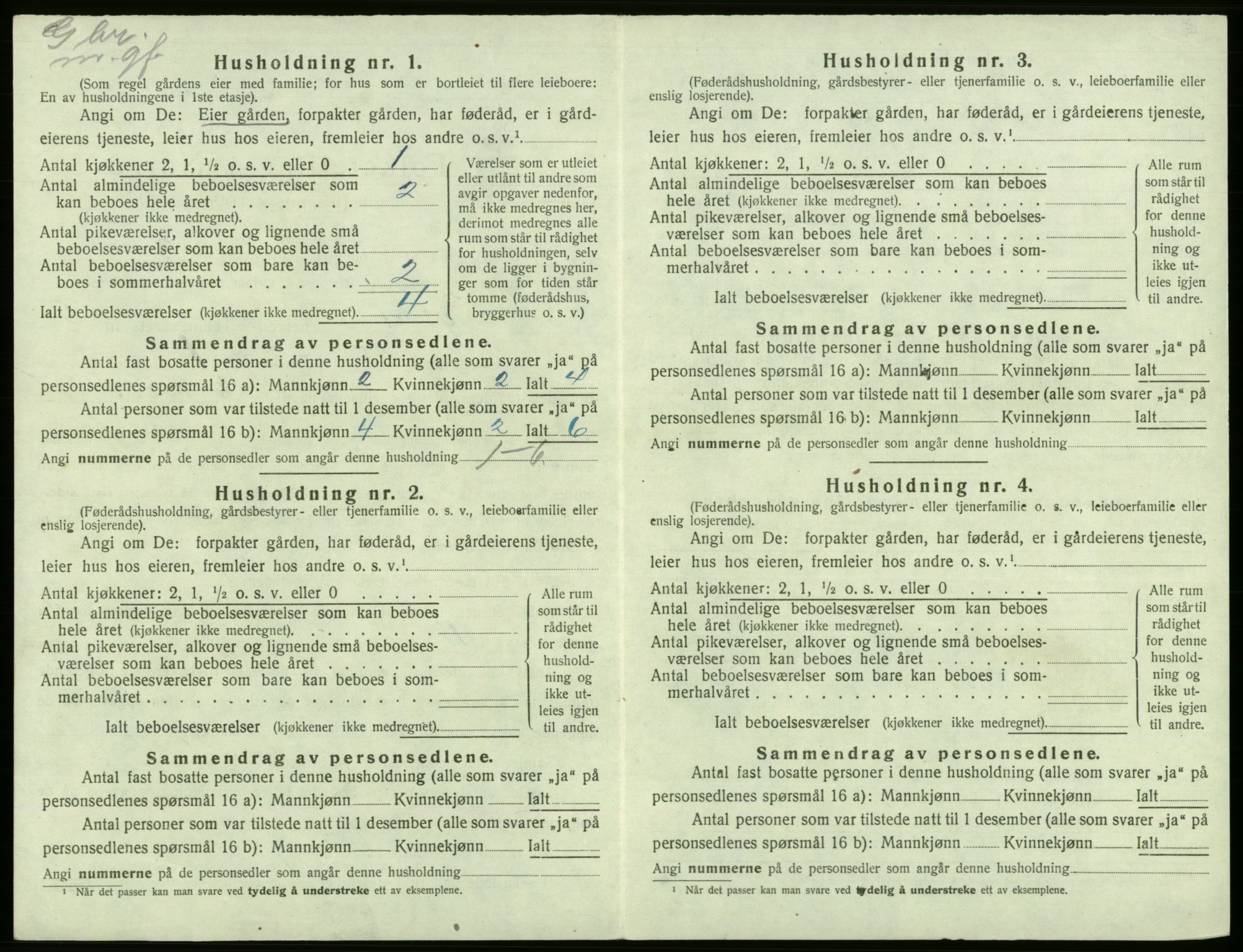 SAB, Folketelling 1920 for 1223 Tysnes herred, 1920, s. 423