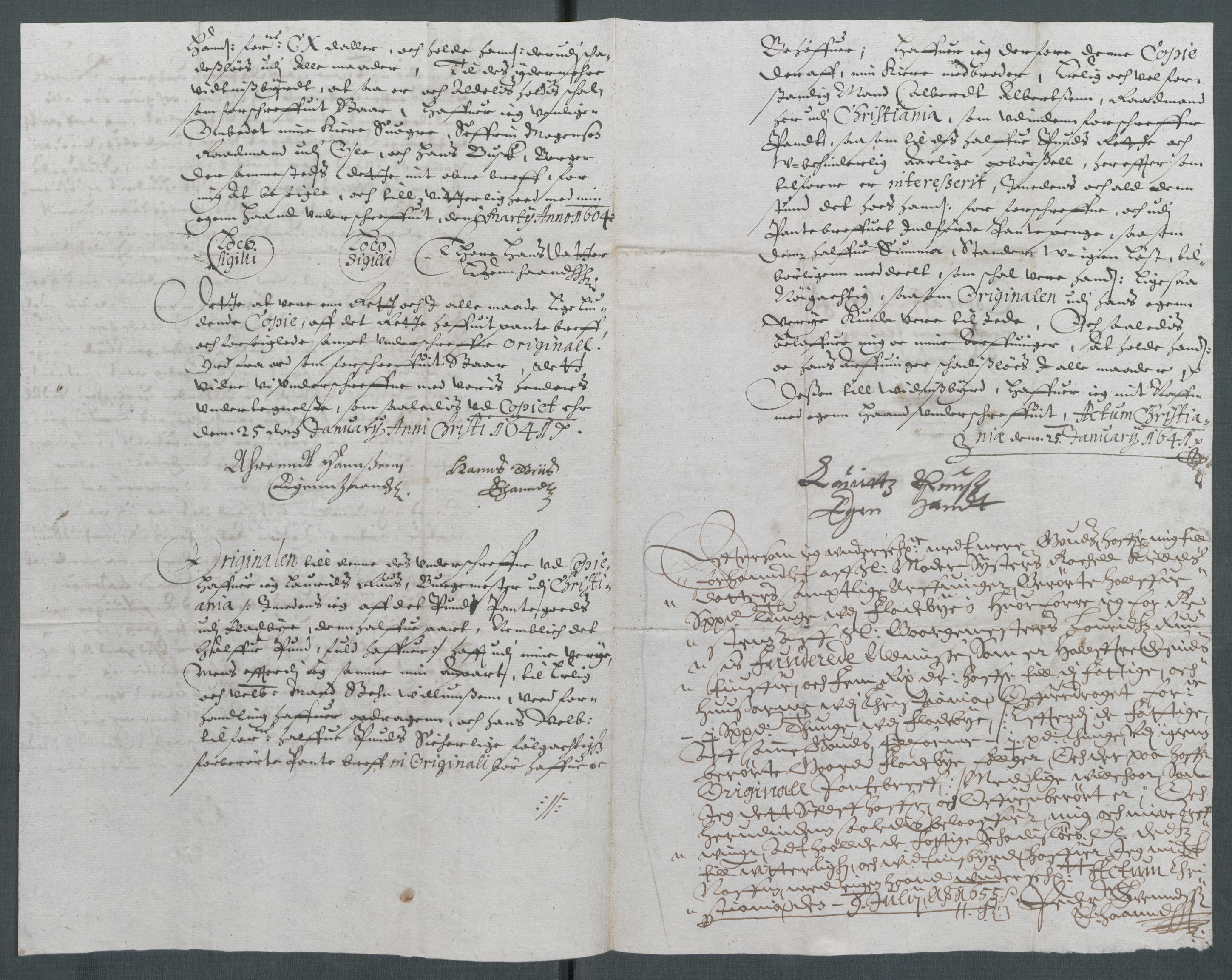 Riksarkivets diplomsamling, AV/RA-EA-5965/F02/L0166: Dokumenter, 1654-1656, s. 134