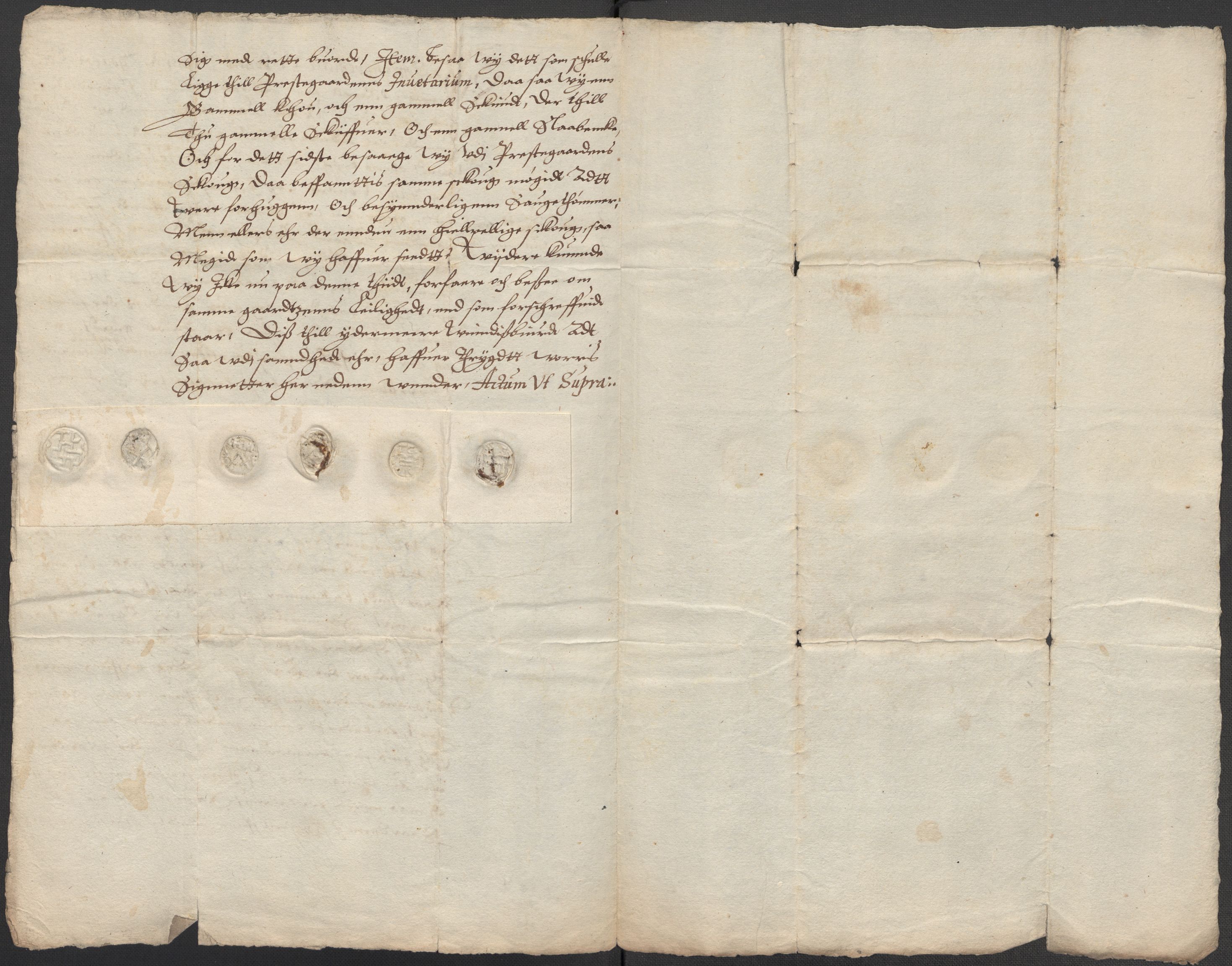 Riksarkivets diplomsamling, AV/RA-EA-5965/F15/L0003: Prestearkiv - Østfold, 1594-1700, s. 204