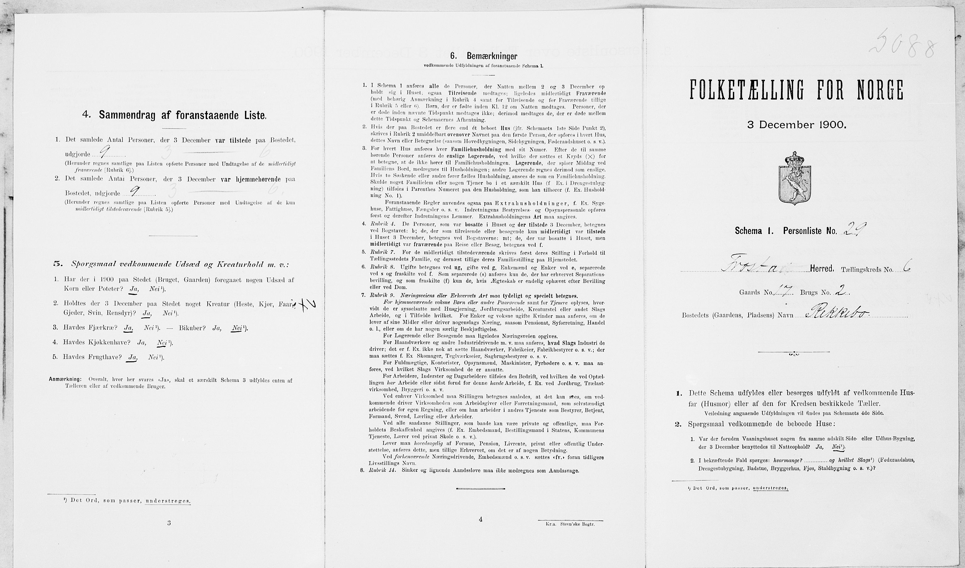 SAT, Folketelling 1900 for 1717 Frosta herred, 1900, s. 789