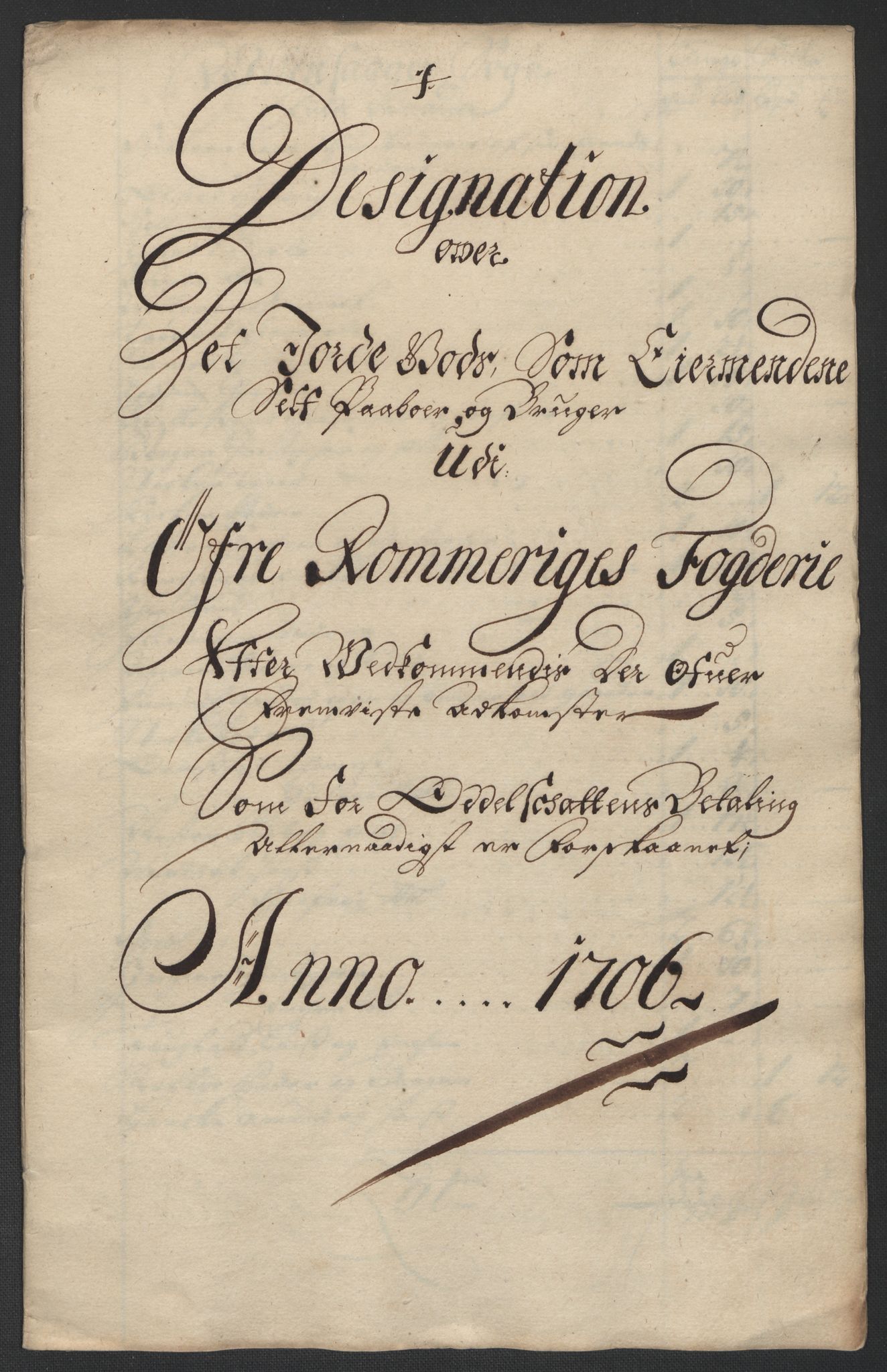 Rentekammeret inntil 1814, Reviderte regnskaper, Fogderegnskap, RA/EA-4092/R12/L0718: Fogderegnskap Øvre Romerike, 1706-1707, s. 156