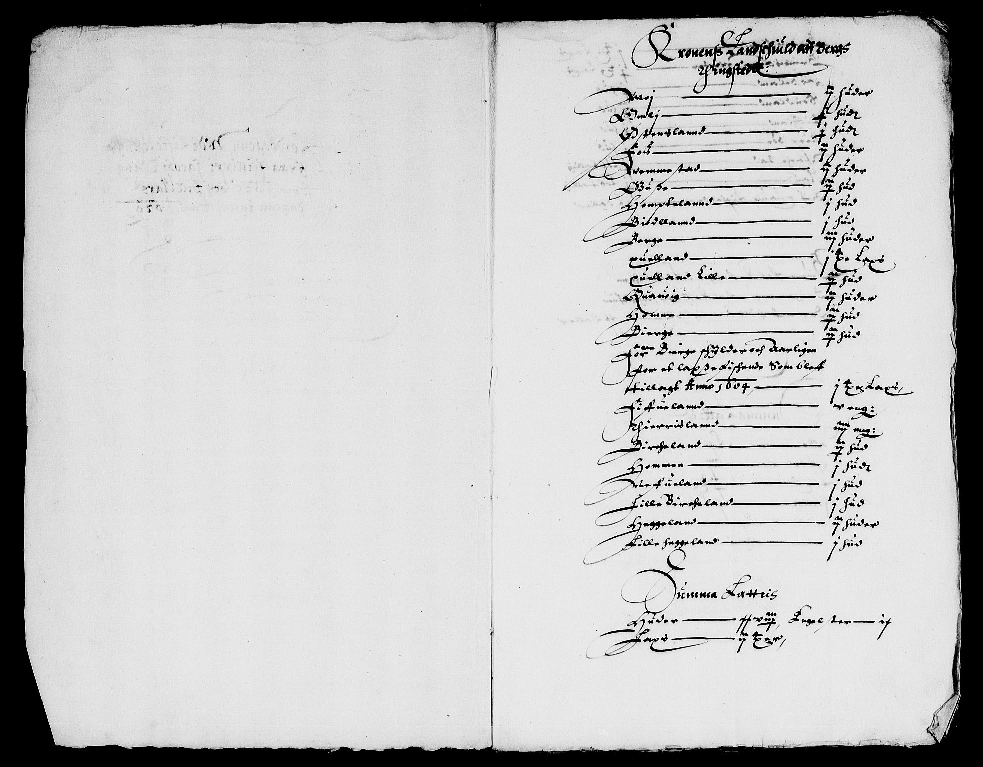 Rentekammeret inntil 1814, Reviderte regnskaper, Lensregnskaper, AV/RA-EA-5023/R/Rb/Rbr/L0009: Lista len, 1626-1629