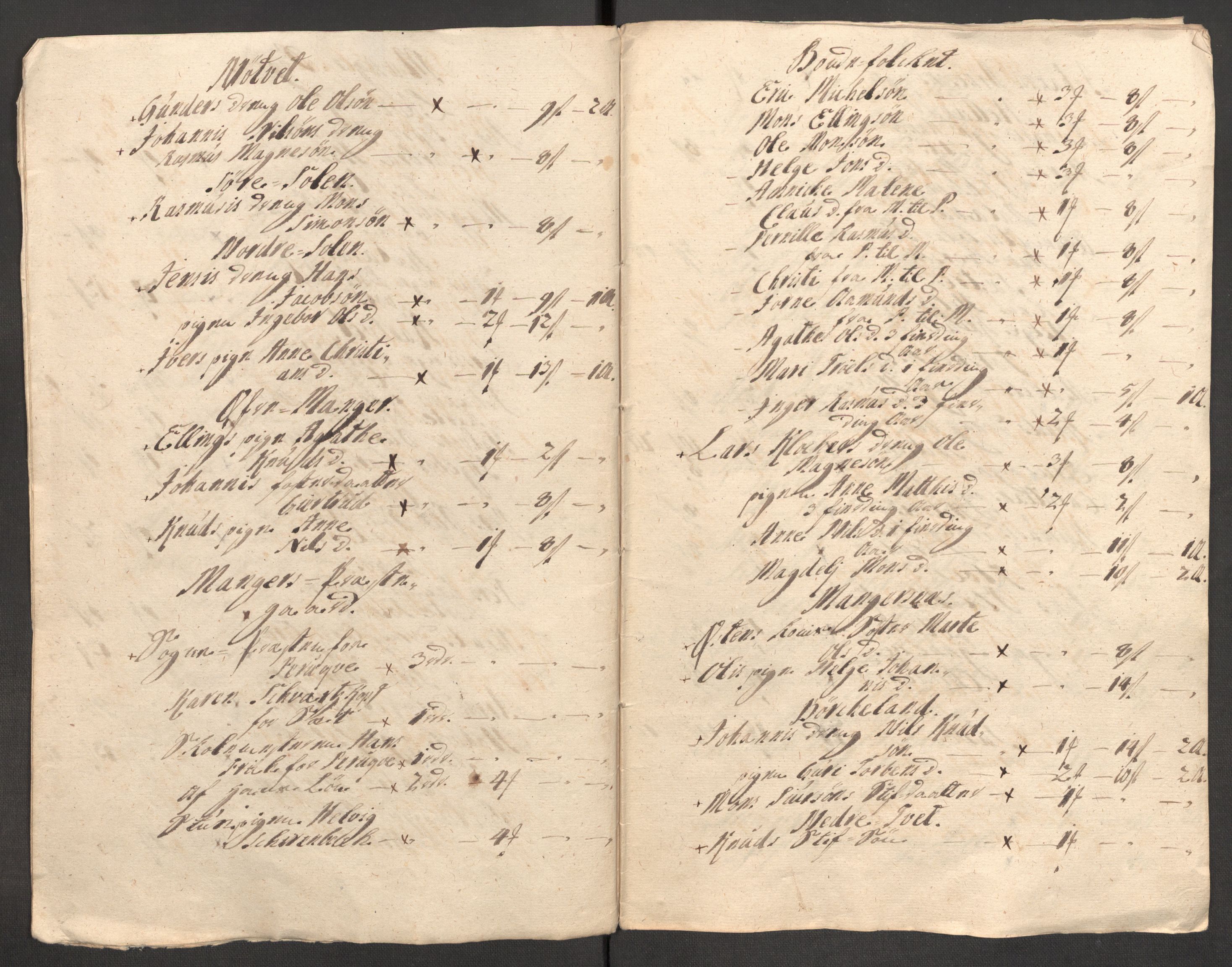 Rentekammeret inntil 1814, Reviderte regnskaper, Fogderegnskap, RA/EA-4092/R51/L3193: Fogderegnskap Nordhordland og Voss, 1711, s. 295