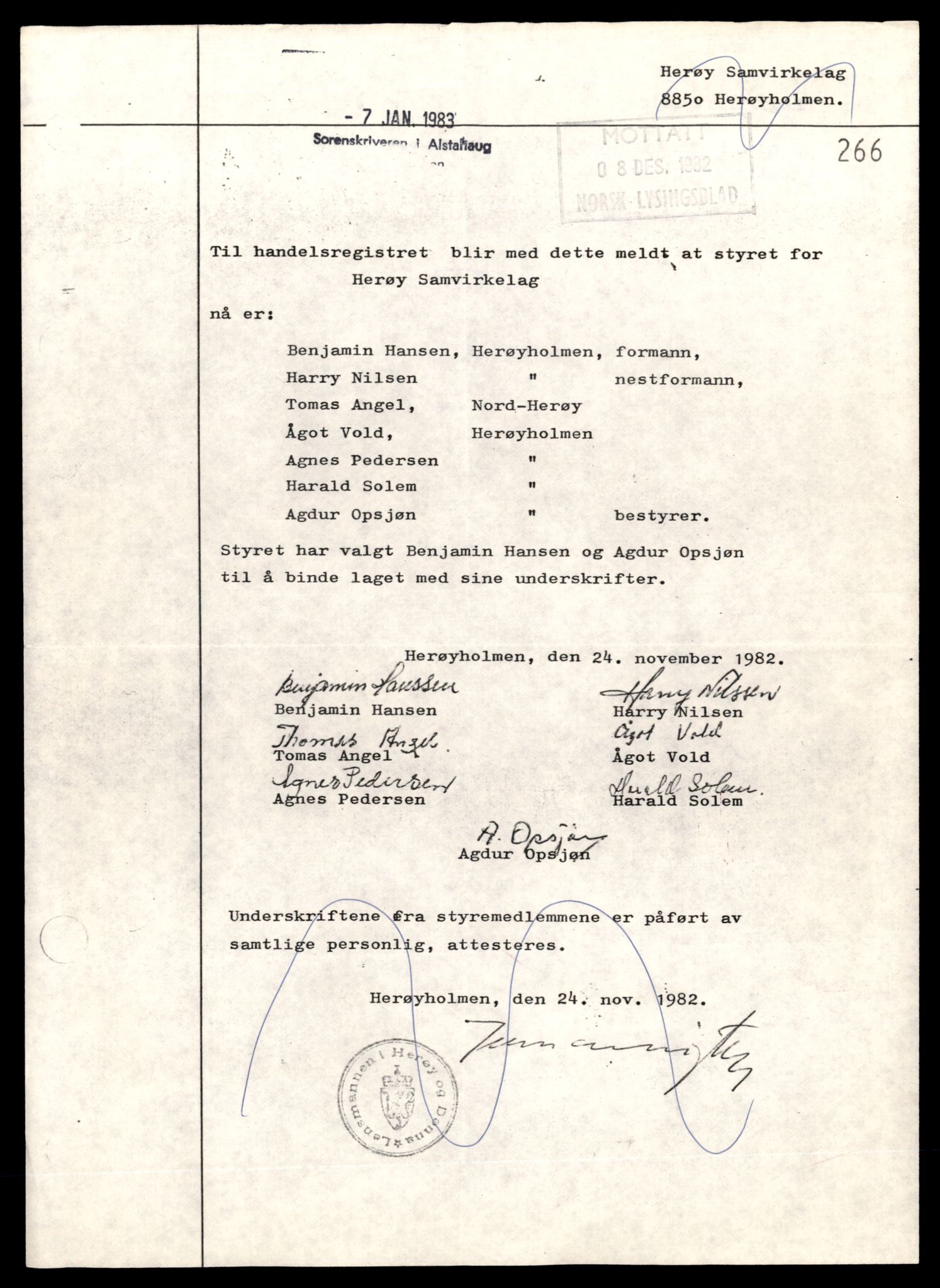 Alstahaug sorenskriveri, AV/SAT-A-1009/2/J/Jd/Jdd/L0003: Aksjeselskap, H, 1890-1990, s. 3