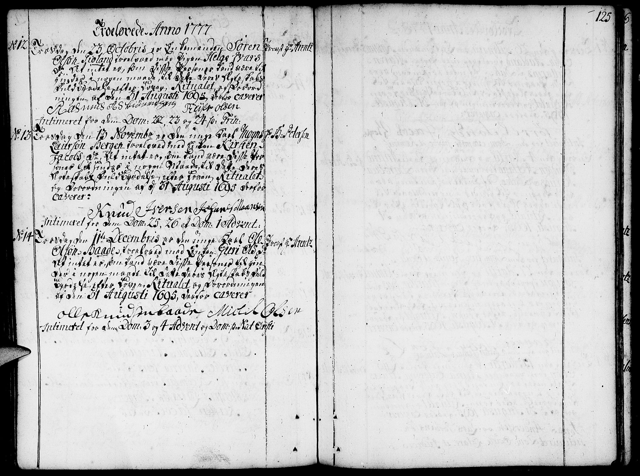 Domkirken sokneprestkontor, SAST/A-101812/001/30/30BA/L0004: Ministerialbok nr. A 4, 1744-1782, s. 125