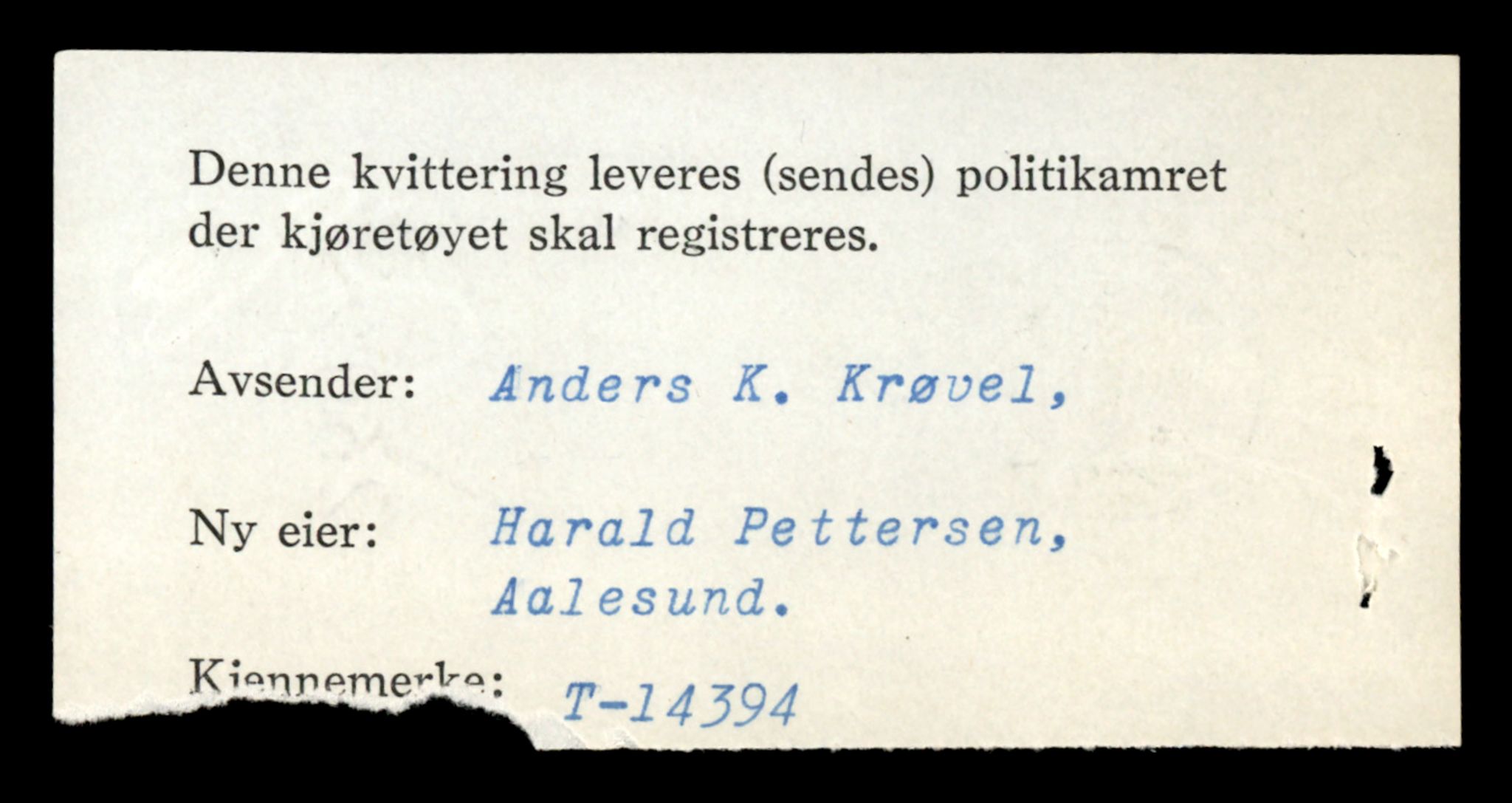 Møre og Romsdal vegkontor - Ålesund trafikkstasjon, AV/SAT-A-4099/F/Fe/L0045: Registreringskort for kjøretøy T 14320 - T 14444, 1927-1998, s. 1870