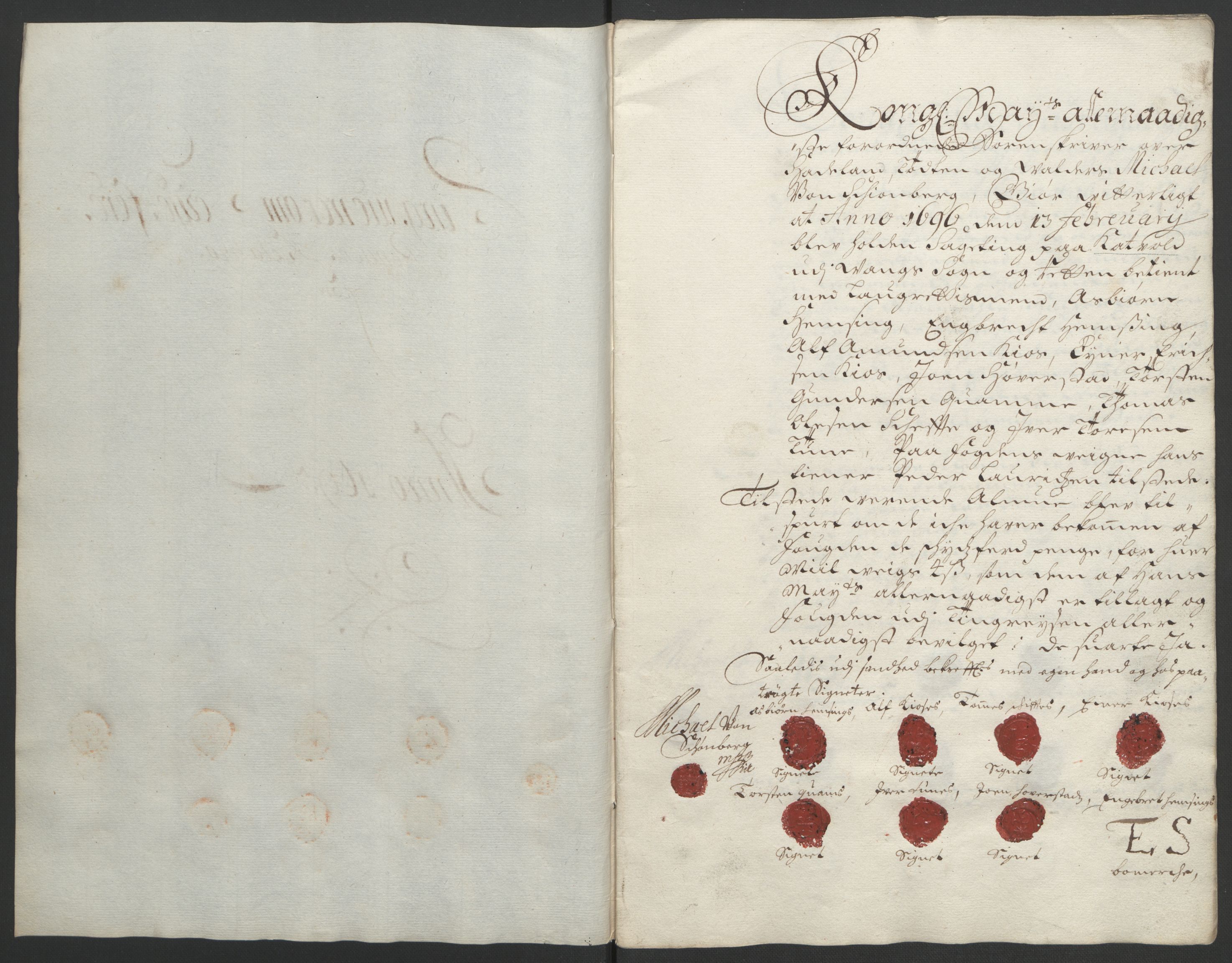Rentekammeret inntil 1814, Reviderte regnskaper, Fogderegnskap, RA/EA-4092/R18/L1293: Fogderegnskap Hadeland, Toten og Valdres, 1695, s. 192