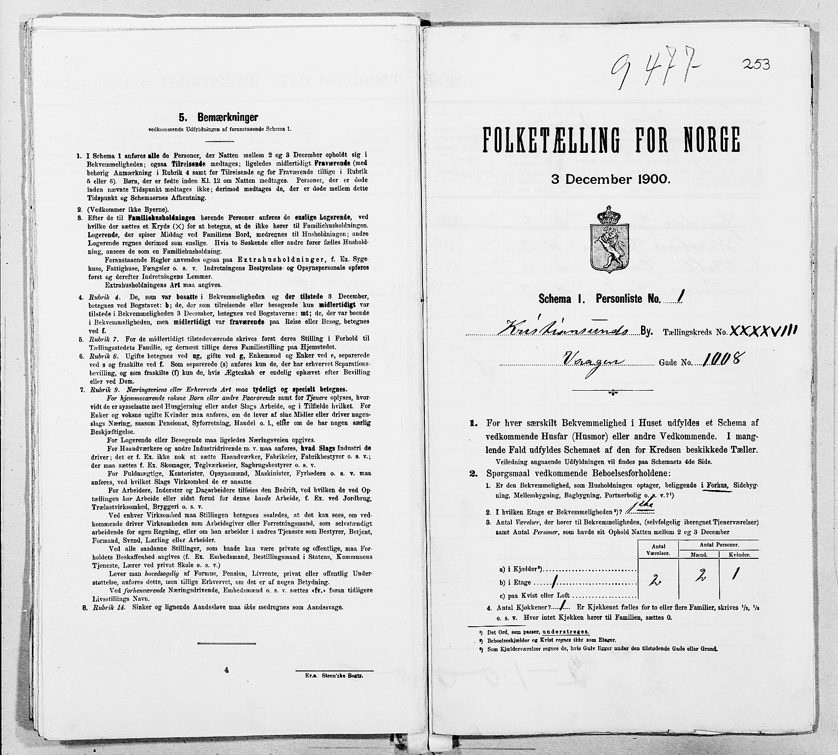 SAT, Folketelling 1900 for 1503 Kristiansund kjøpstad, 1900, s. 5063