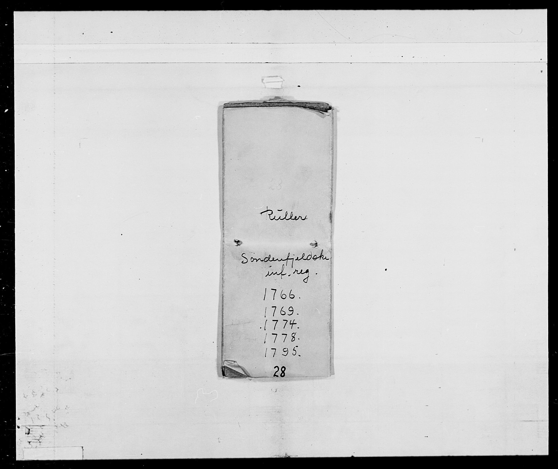 Generalitets- og kommissariatskollegiet, Det kongelige norske kommissariatskollegium, AV/RA-EA-5420/E/Eh/L0028: Sønnafjelske gevorbne infanteriregiment, 1766-1795, s. 8