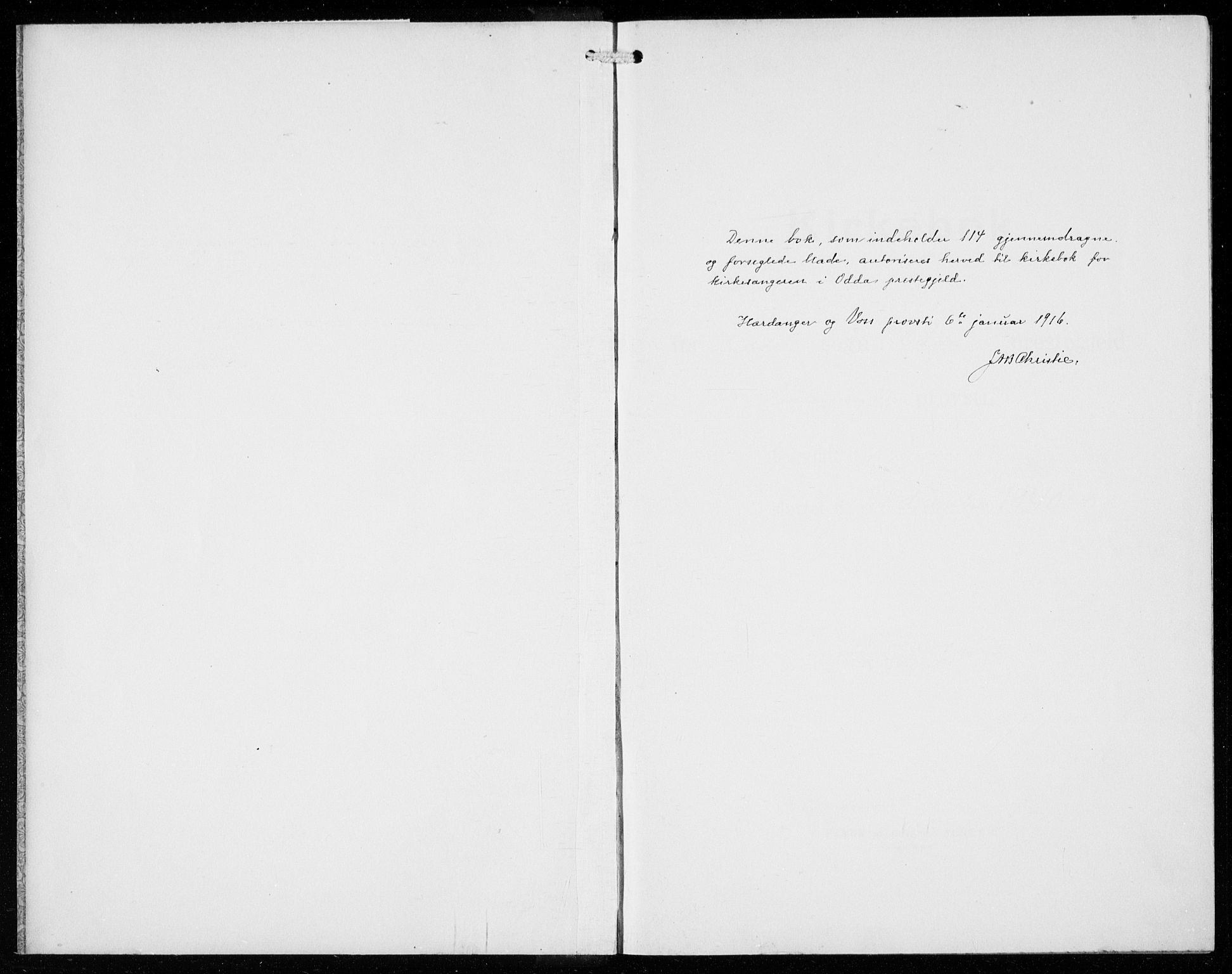 Odda Sokneprestembete, SAB/A-77201/H/Hab: Klokkerbok nr. D 2, 1915-1940