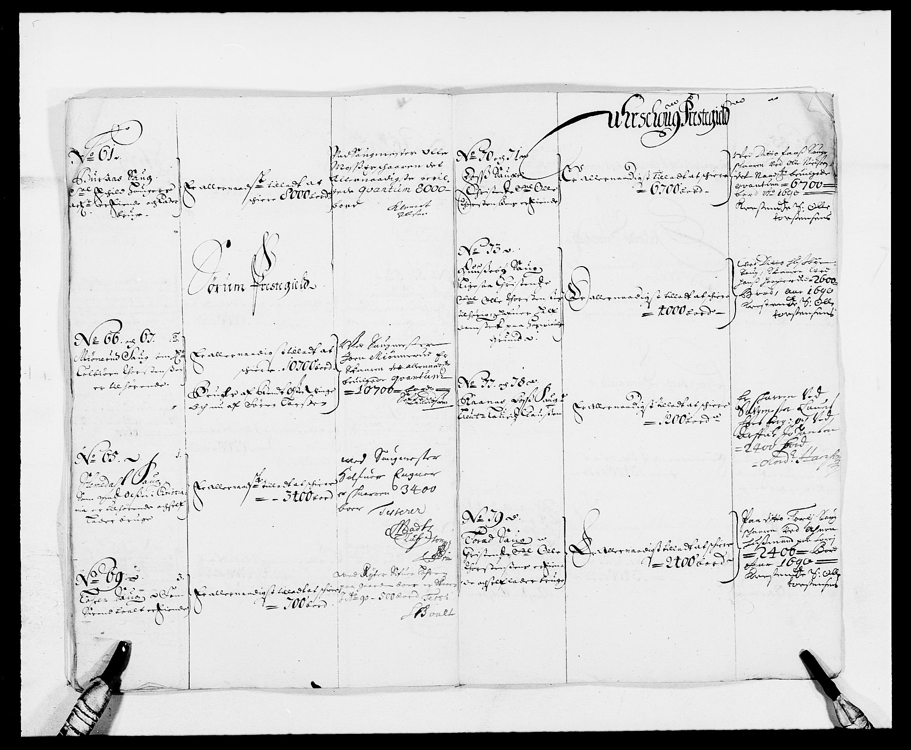 Rentekammeret inntil 1814, Reviderte regnskaper, Fogderegnskap, AV/RA-EA-4092/R11/L0574: Fogderegnskap Nedre Romerike, 1689-1690, s. 383