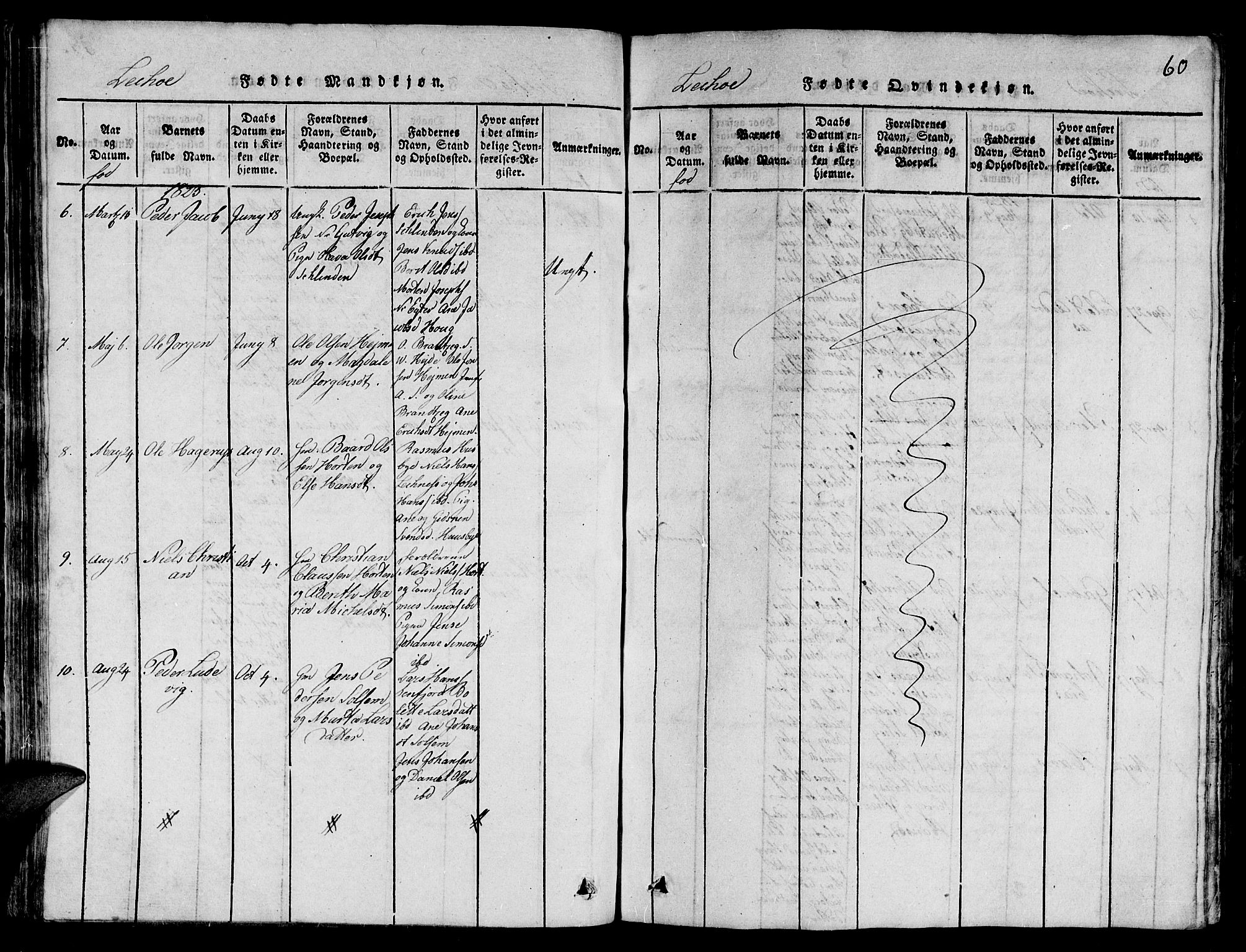 Ministerialprotokoller, klokkerbøker og fødselsregistre - Nord-Trøndelag, AV/SAT-A-1458/780/L0648: Klokkerbok nr. 780C01 /2, 1815-1875, s. 60