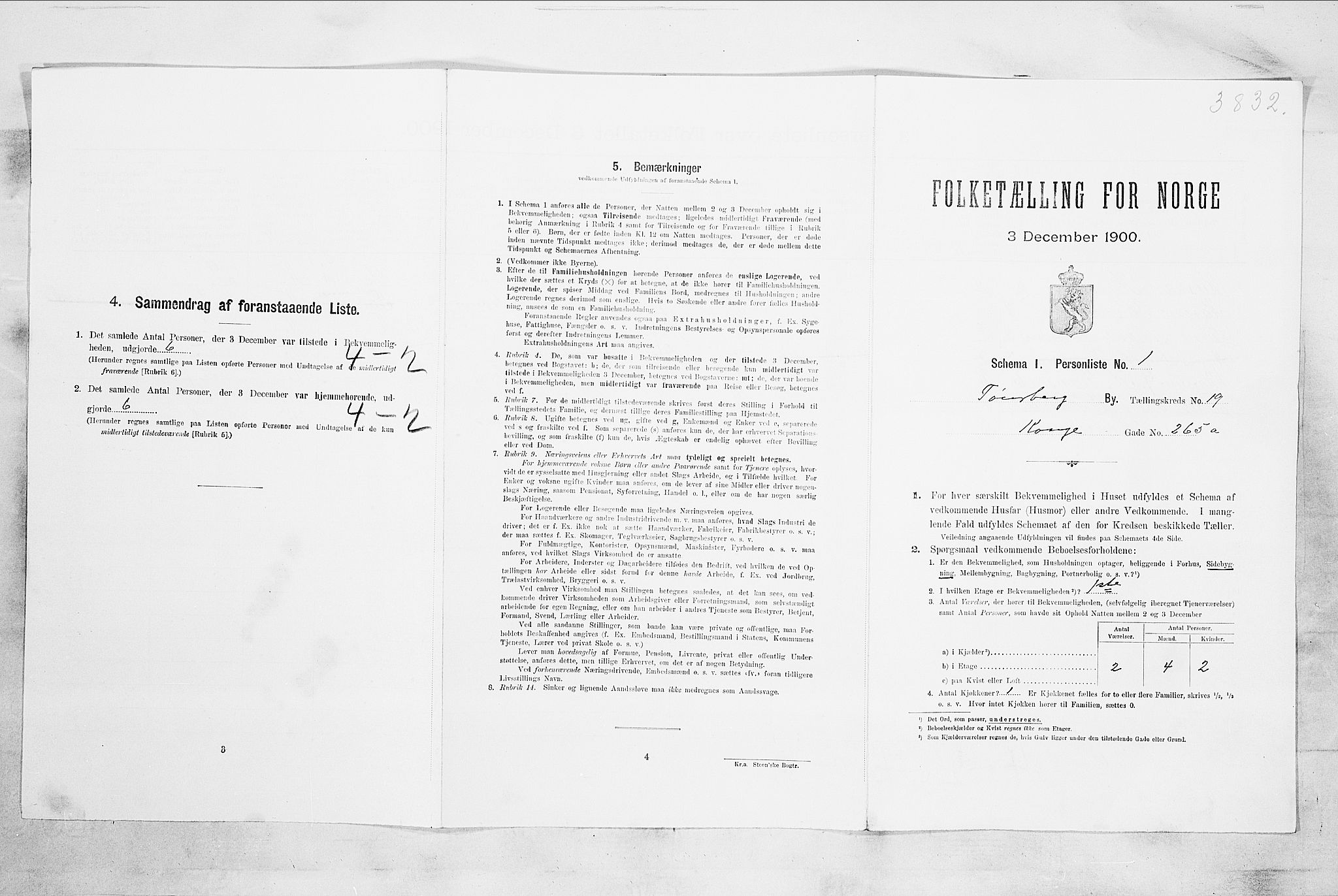 RA, Folketelling 1900 for 0705 Tønsberg kjøpstad, 1900, s. 3091