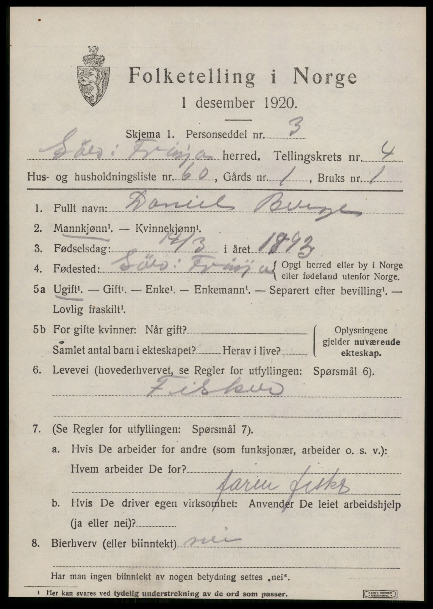 SAT, Folketelling 1920 for 1619 Sør-Frøya herred, 1920, s. 4073