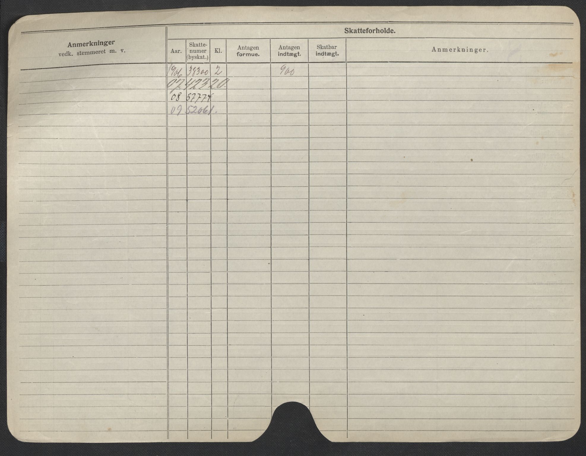 Oslo folkeregister, Registerkort, SAO/A-11715/F/Fa/Fac/L0008: Menn, 1906-1914, s. 801b