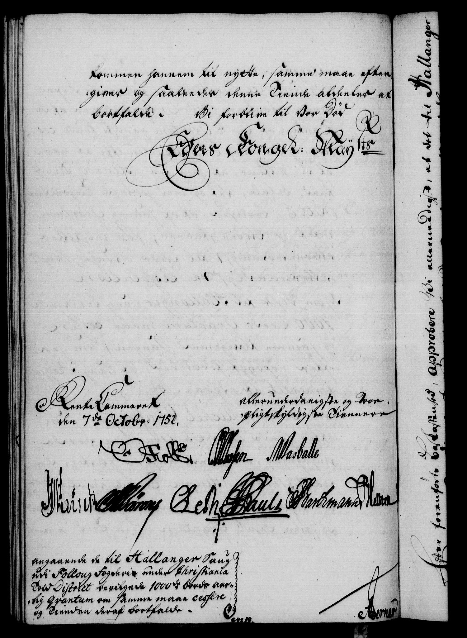 Rentekammeret, Kammerkanselliet, RA/EA-3111/G/Gf/Gfa/L0034: Norsk relasjons- og resolusjonsprotokoll (merket RK 52.34), 1752, s. 583