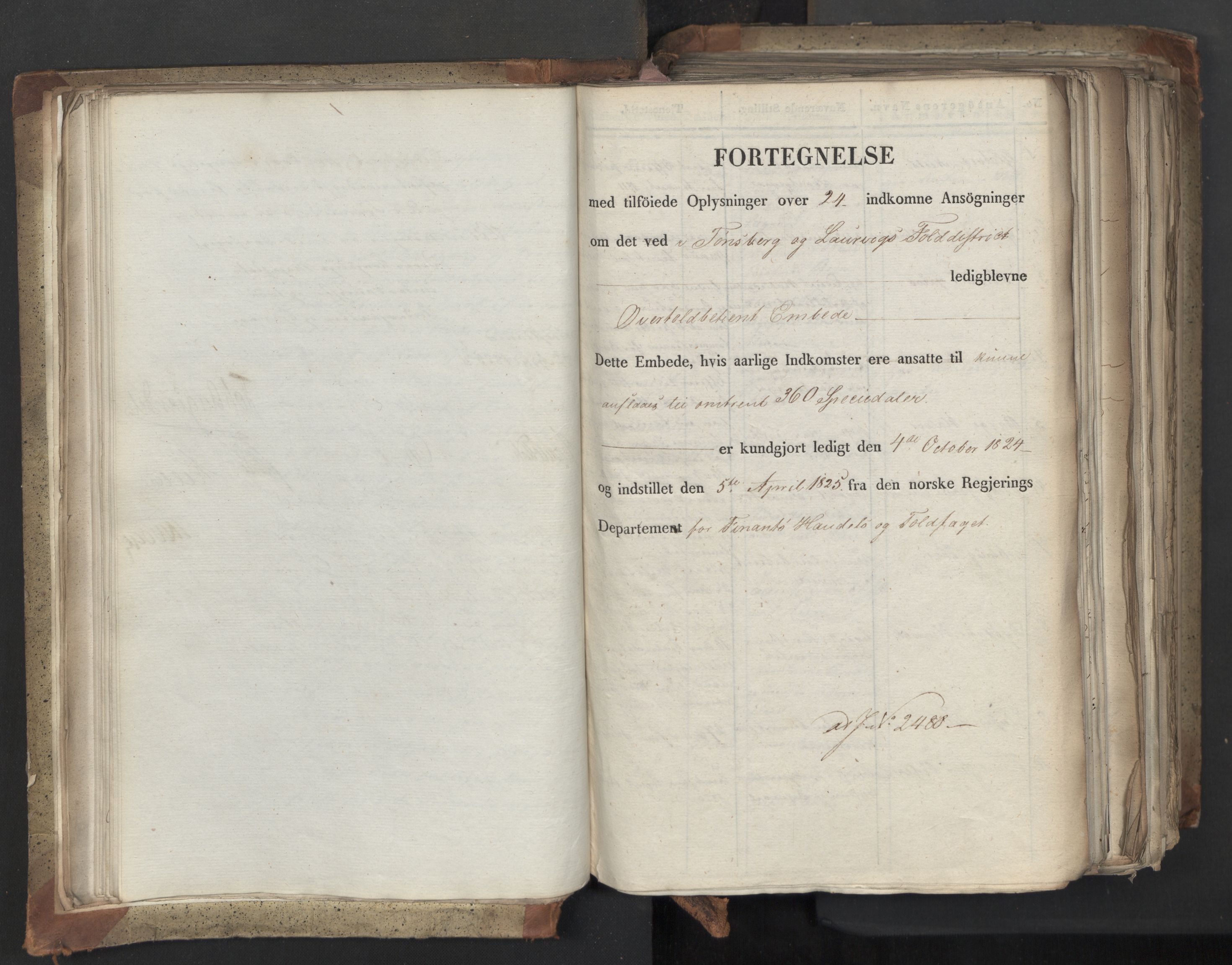 Statsrådsavdelingen i Stockholm, AV/RA-S-1003/D/Da/L0042: Regjeringsinnstillinger nr. 2467-2705, 1825, s. 39