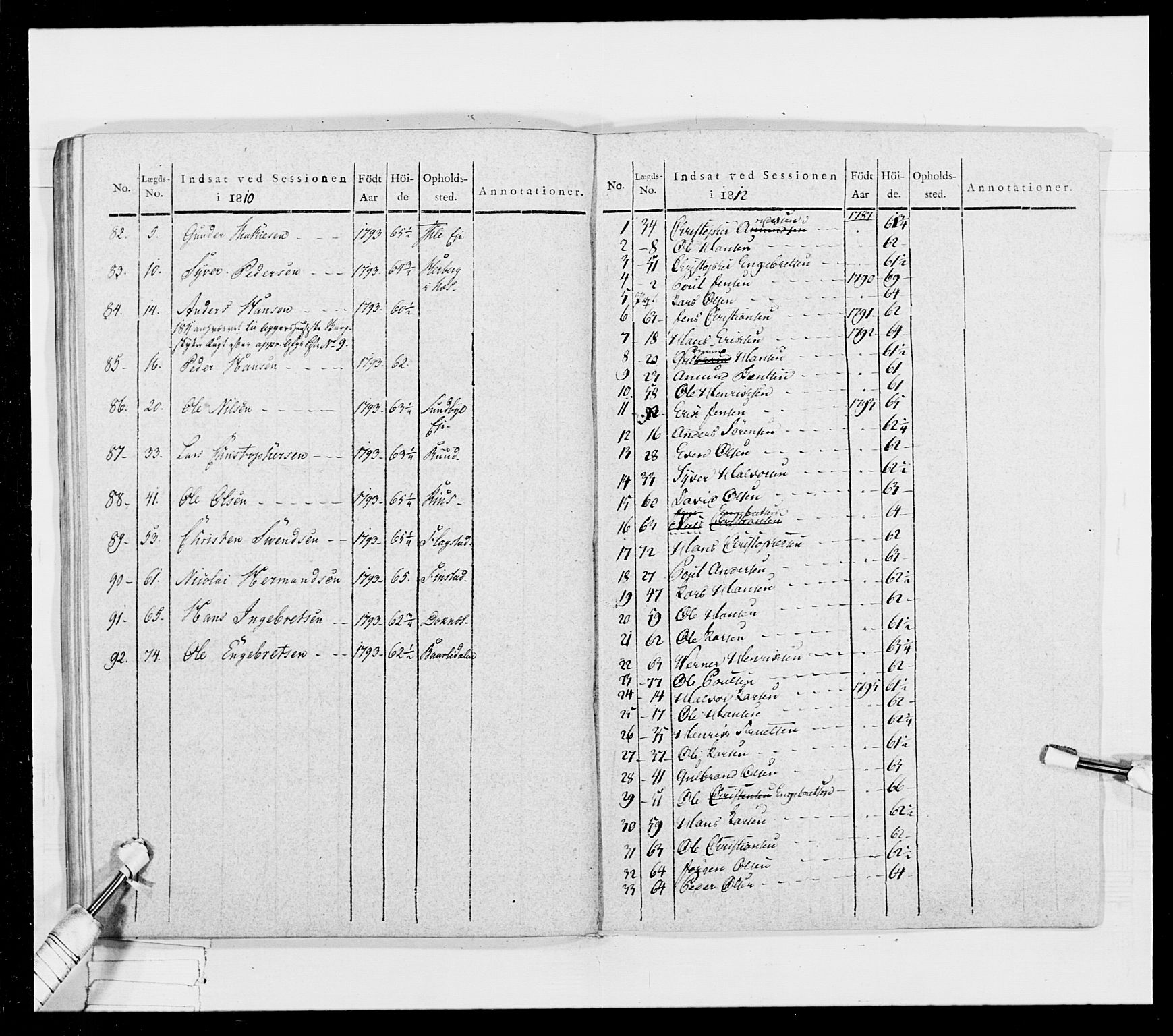 Generalitets- og kommissariatskollegiet, Det kongelige norske kommissariatskollegium, RA/EA-5420/E/Eh/L0024: Norske jegerkorps, 1810-1812, s. 588