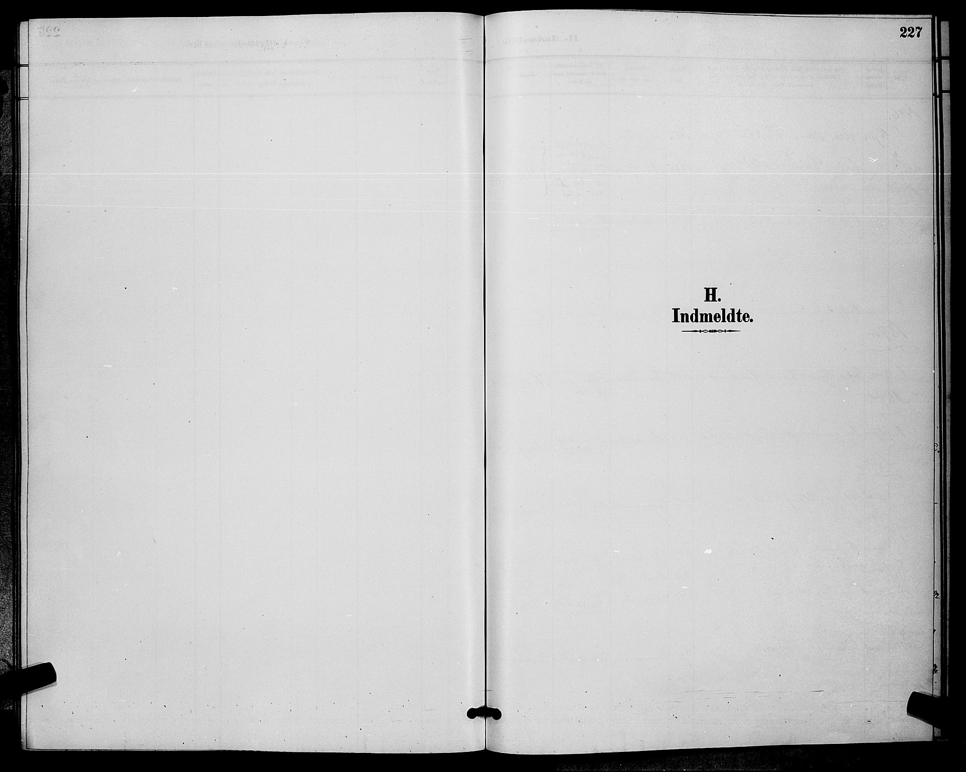 Nore kirkebøker, SAKO/A-238/G/Ga/L0003: Klokkerbok nr. I 3, 1886-1903, s. 227