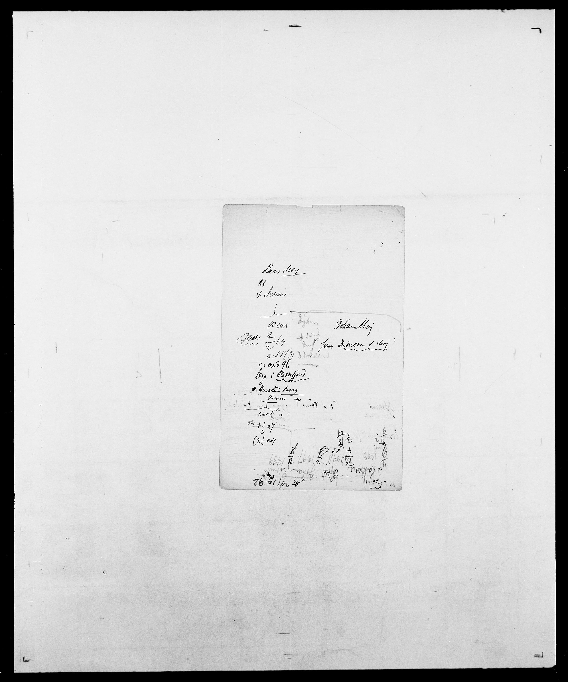 Delgobe, Charles Antoine - samling, AV/SAO-PAO-0038/D/Da/L0026: Mechelby - Montoppidan, s. 711