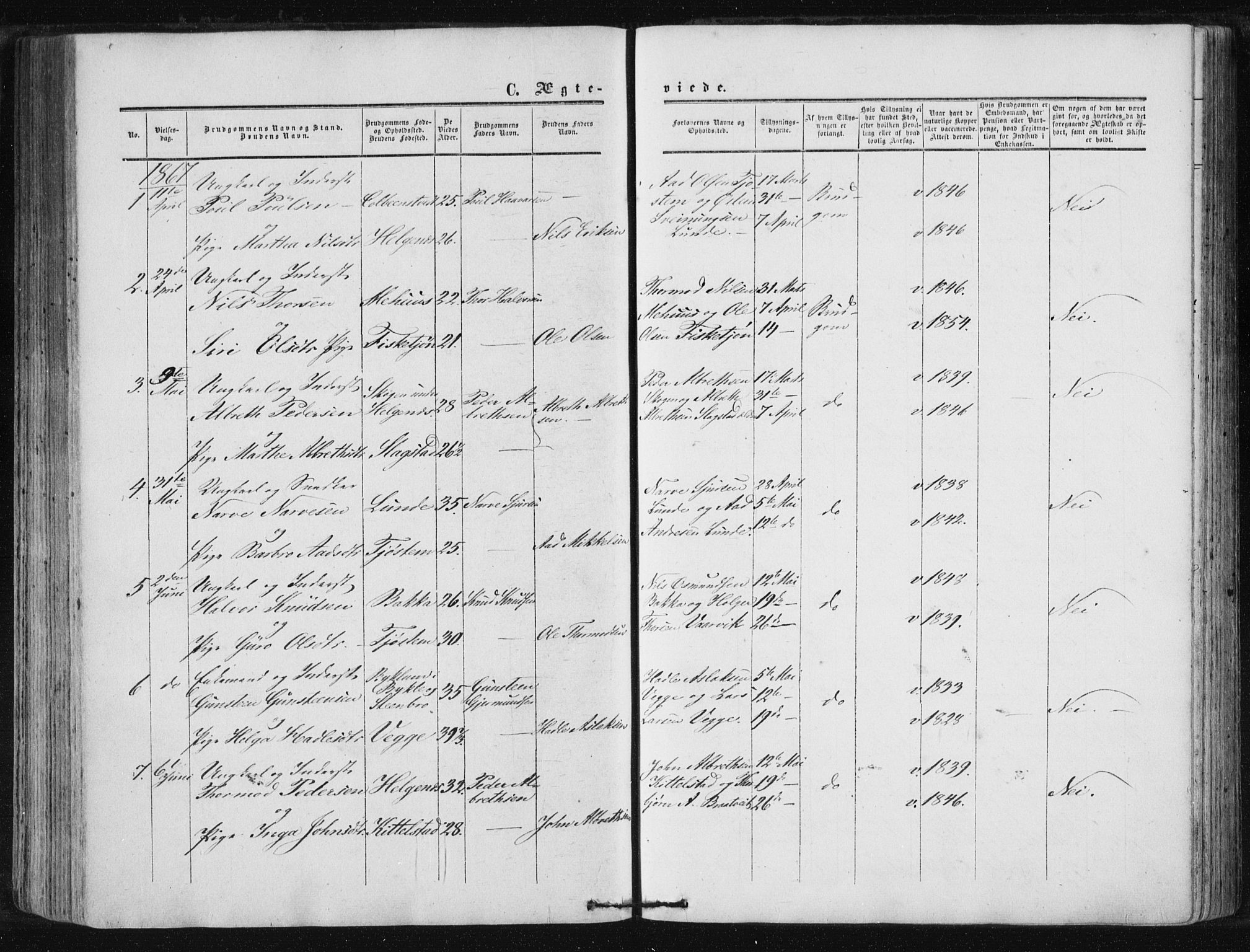 Suldal sokneprestkontor, SAST/A-101845/01/IV/L0009: Ministerialbok nr. A 9, 1854-1868