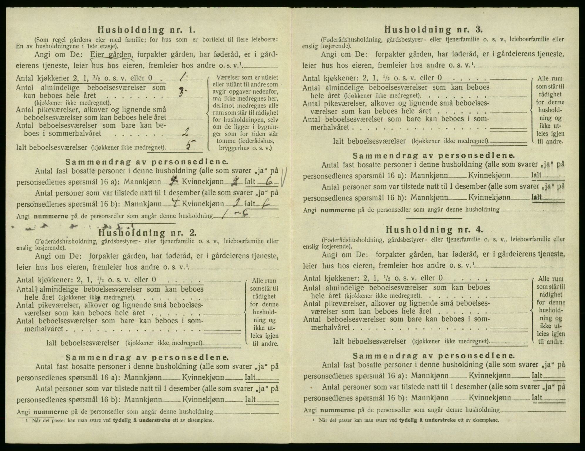 SAB, Folketelling 1920 for 1213 Fjelberg herred, 1920, s. 558