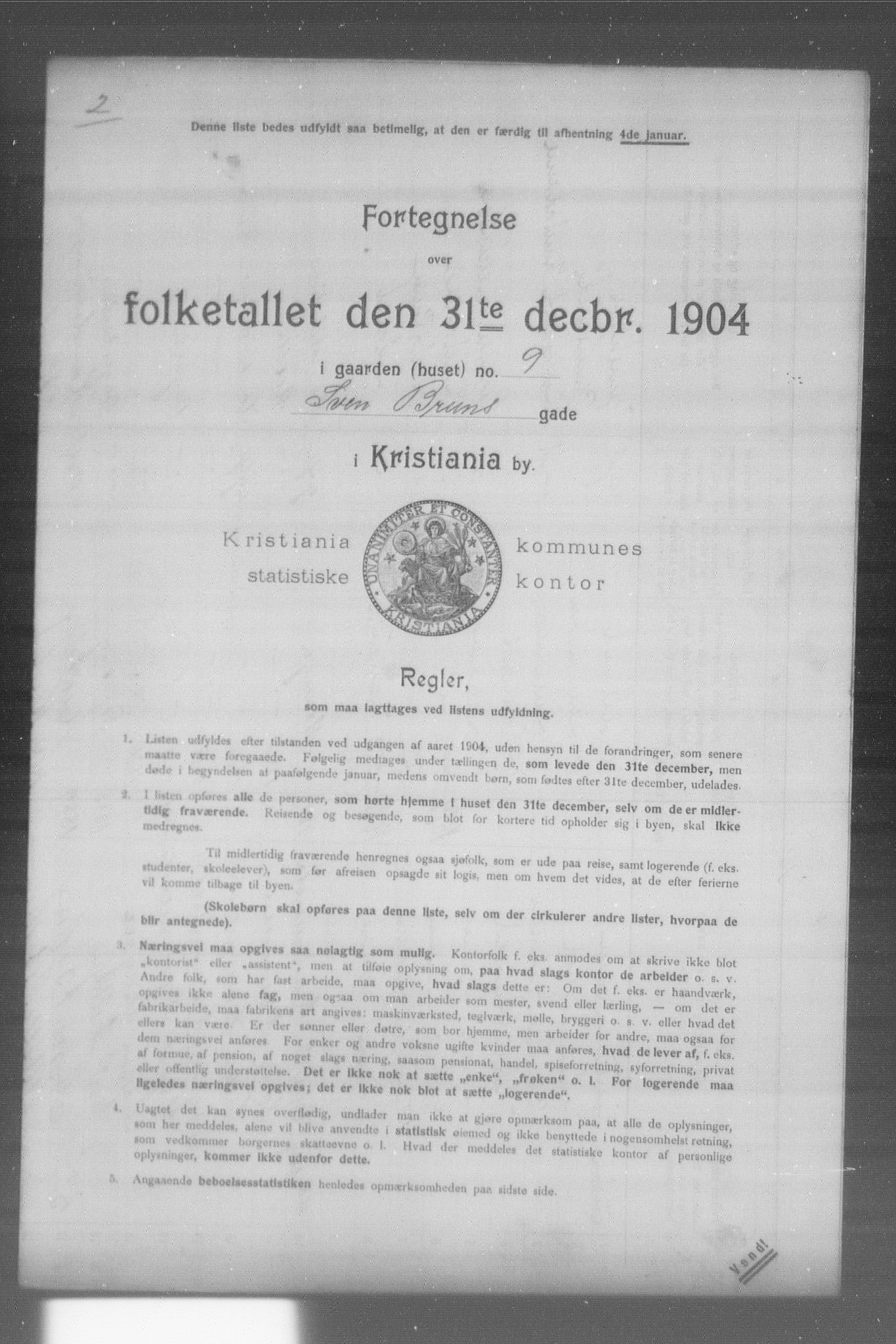 OBA, Kommunal folketelling 31.12.1904 for Kristiania kjøpstad, 1904, s. 19982