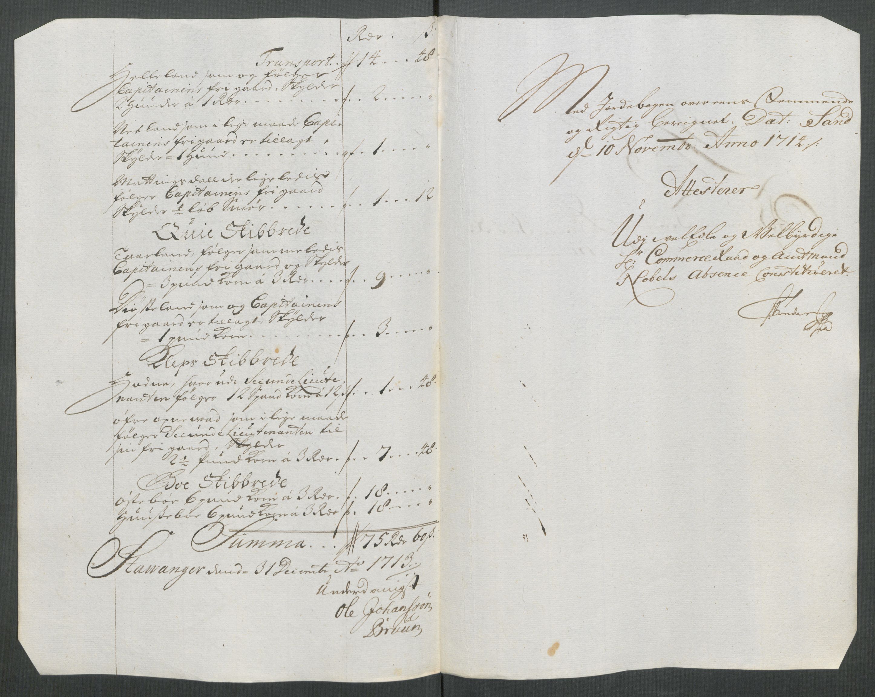 Rentekammeret inntil 1814, Reviderte regnskaper, Fogderegnskap, RA/EA-4092/R46/L2738: Fogderegnskap Jæren og Dalane, 1713-1714, s. 45