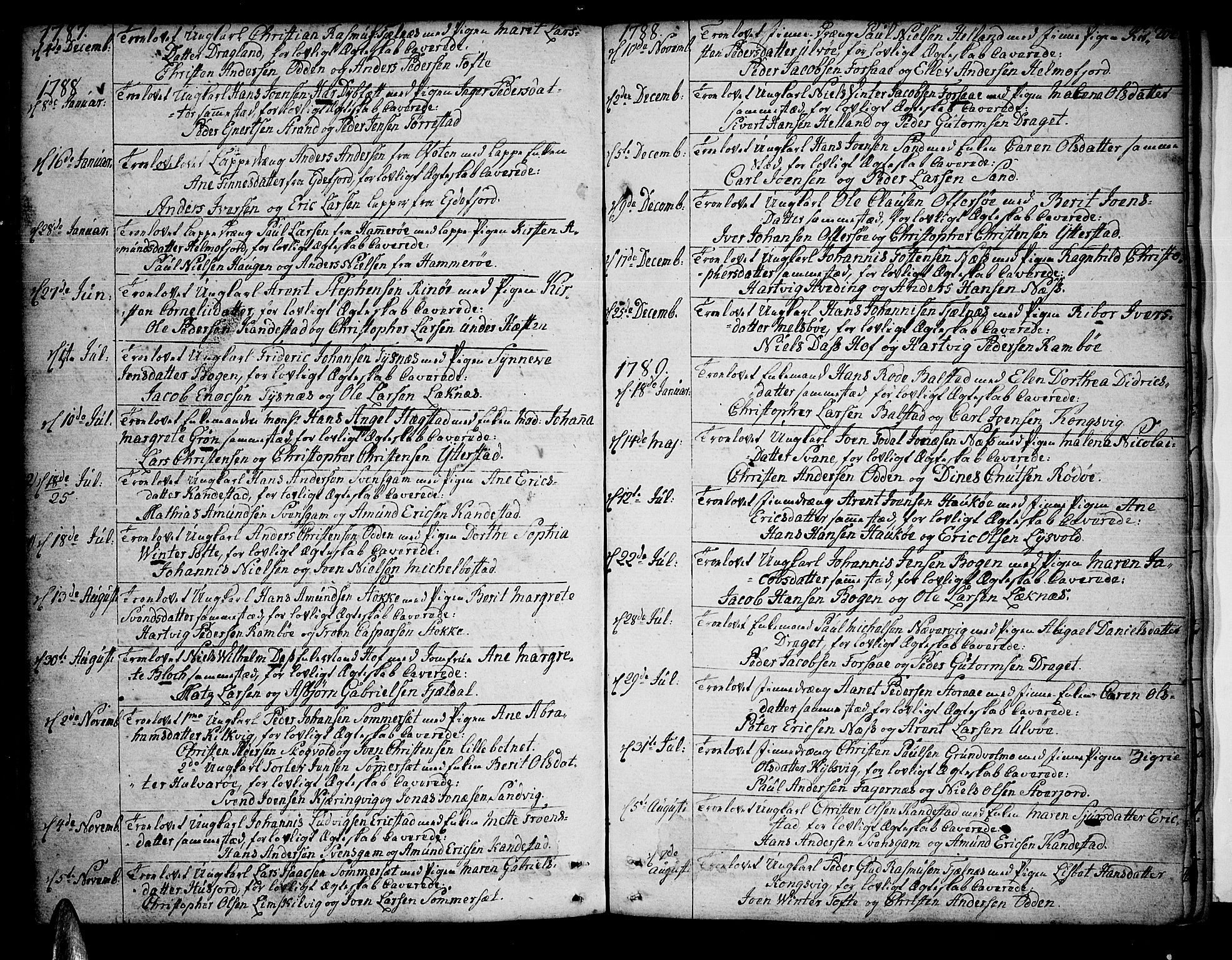 Ministerialprotokoller, klokkerbøker og fødselsregistre - Nordland, AV/SAT-A-1459/872/L1031: Ministerialbok nr. 872A06, 1787-1829, s. 202