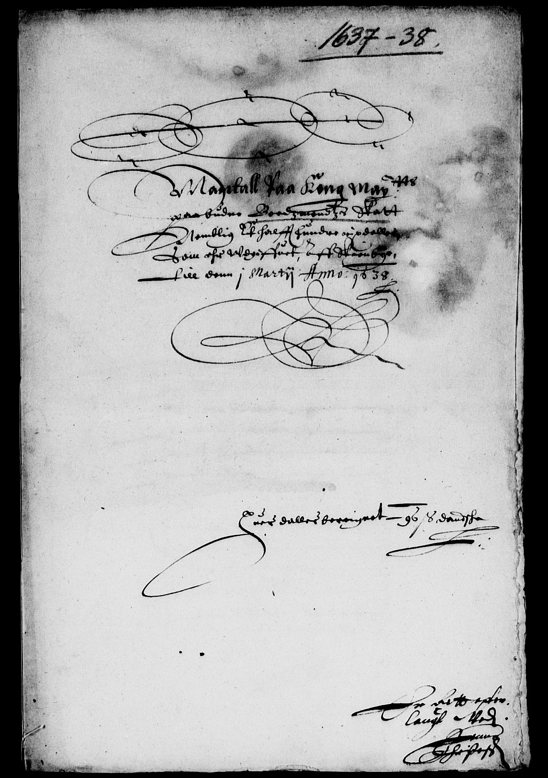 Rentekammeret inntil 1814, Reviderte regnskaper, Lensregnskaper, AV/RA-EA-5023/R/Rb/Rbp/L0021: Bratsberg len, 1637-1639