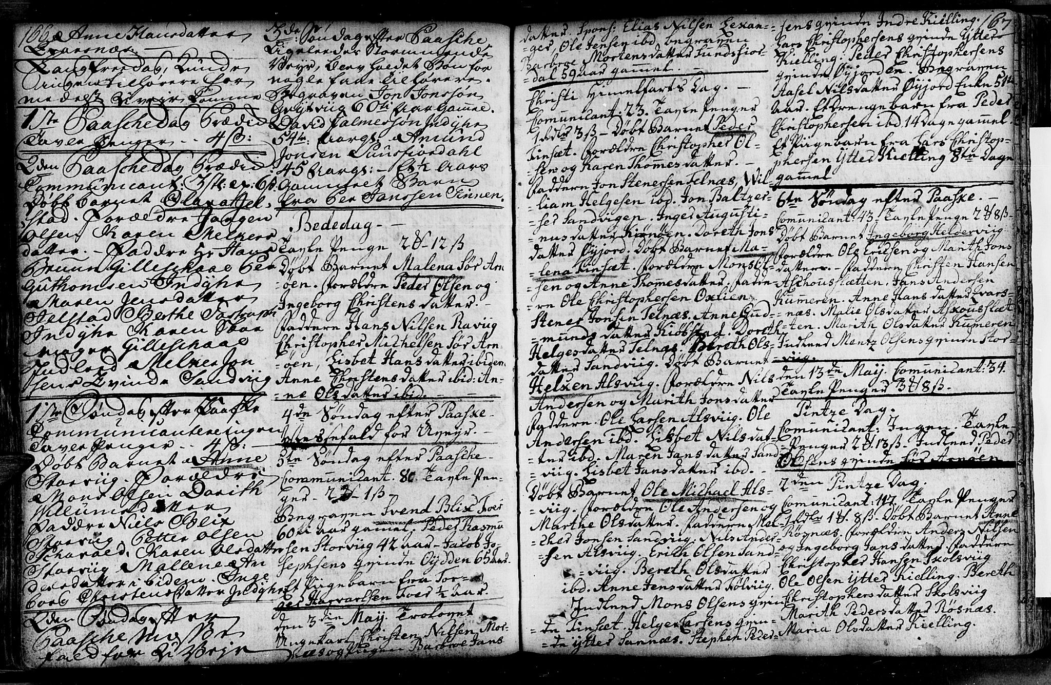 Ministerialprotokoller, klokkerbøker og fødselsregistre - Nordland, AV/SAT-A-1459/805/L0094: Ministerialbok nr. 805A01, 1773-1804, s. 166-167