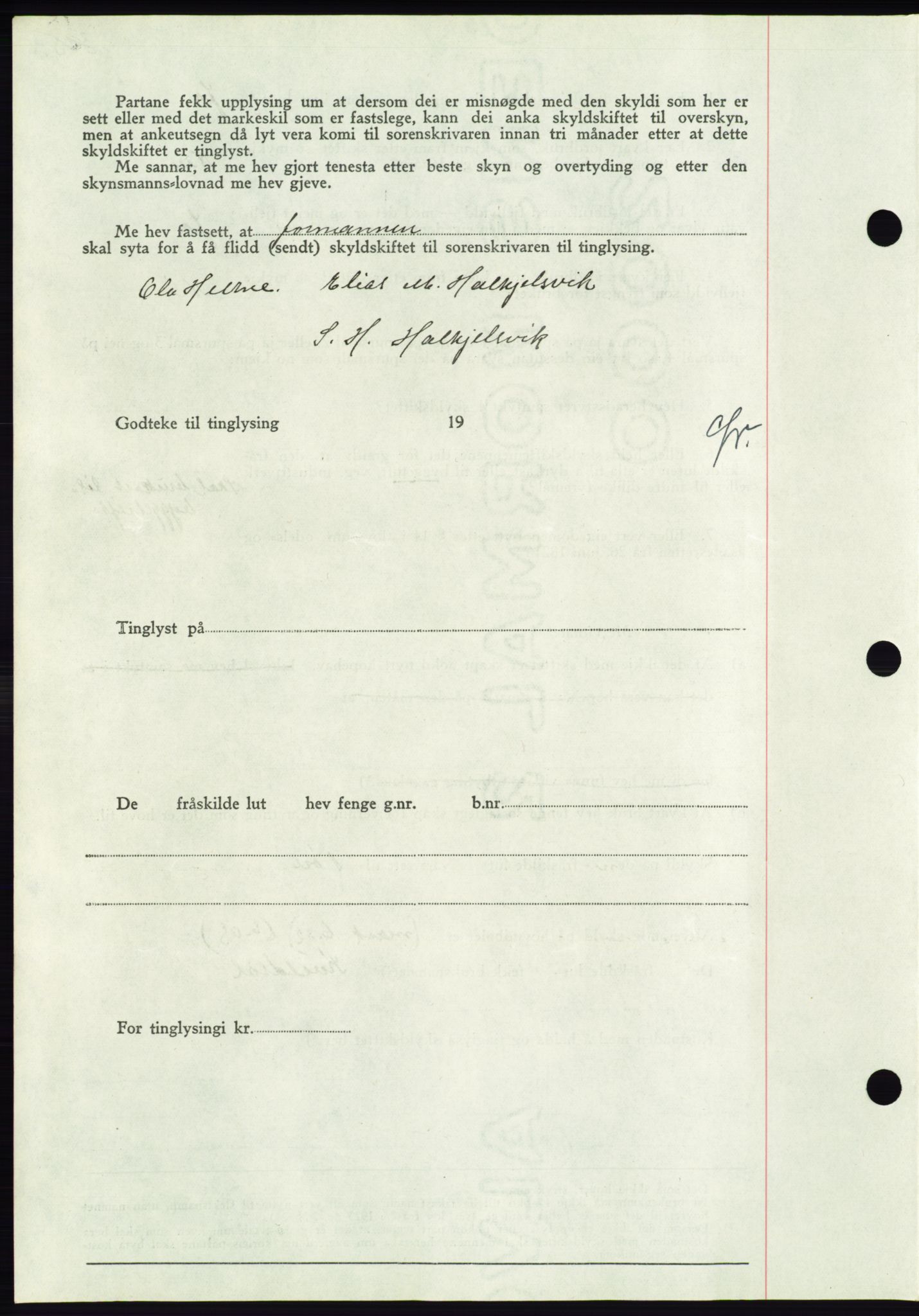 Søre Sunnmøre sorenskriveri, AV/SAT-A-4122/1/2/2C/L0066: Pantebok nr. 60, 1938-1938, Dagboknr: 1460/1938