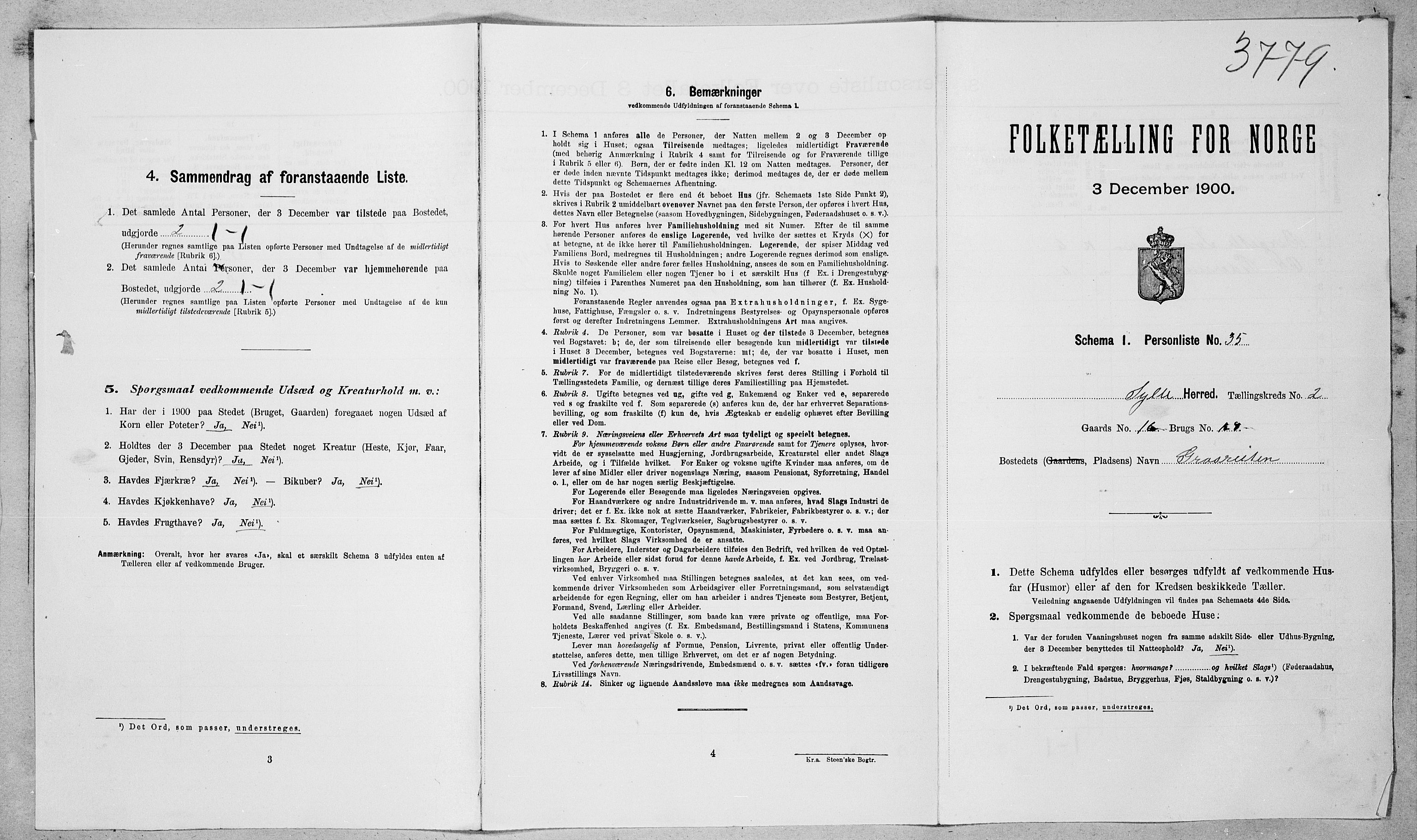 SAT, Folketelling 1900 for 1536 Sylte herred, 1900, s. 212