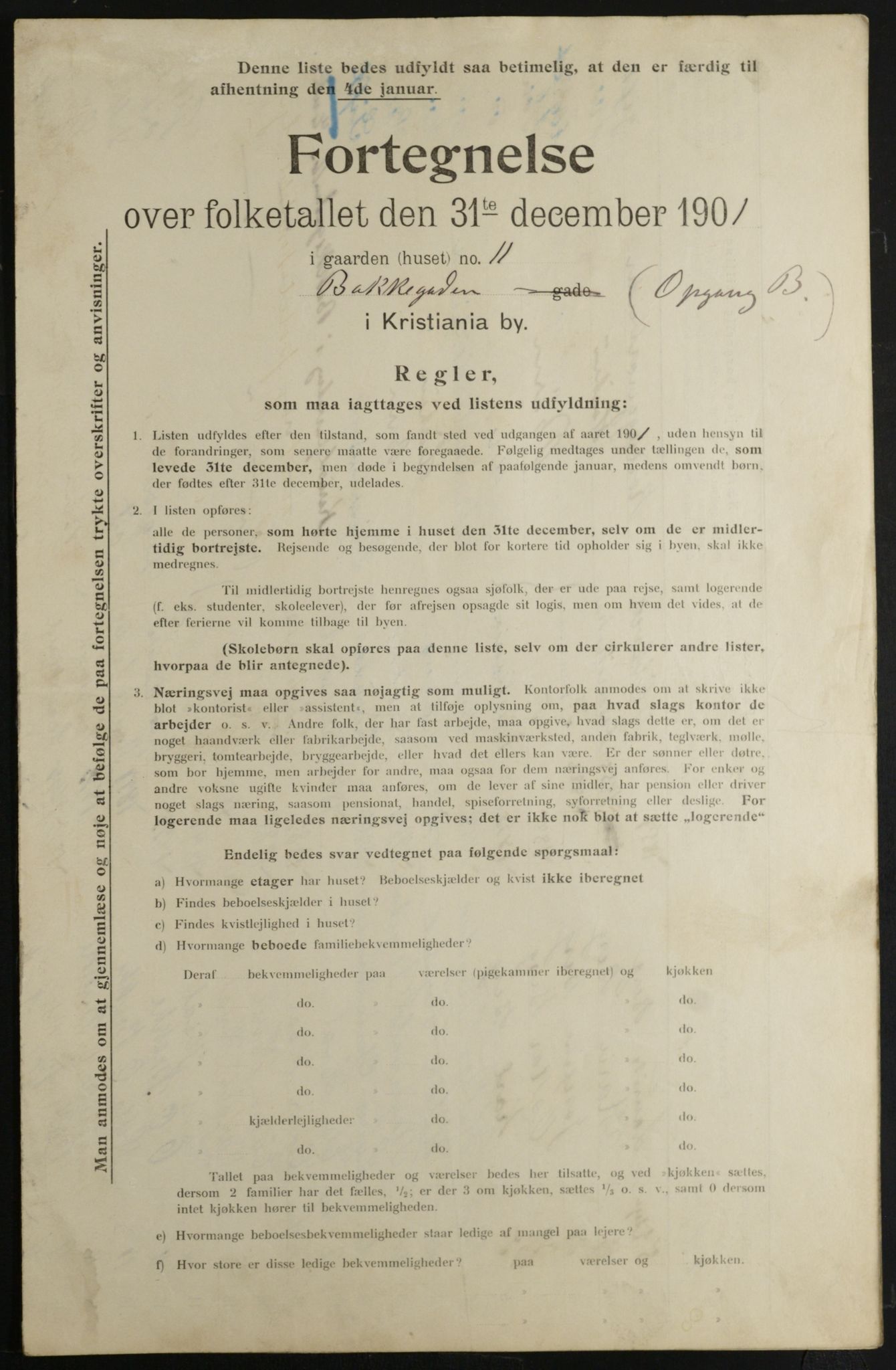 OBA, Kommunal folketelling 31.12.1901 for Kristiania kjøpstad, 1901, s. 560