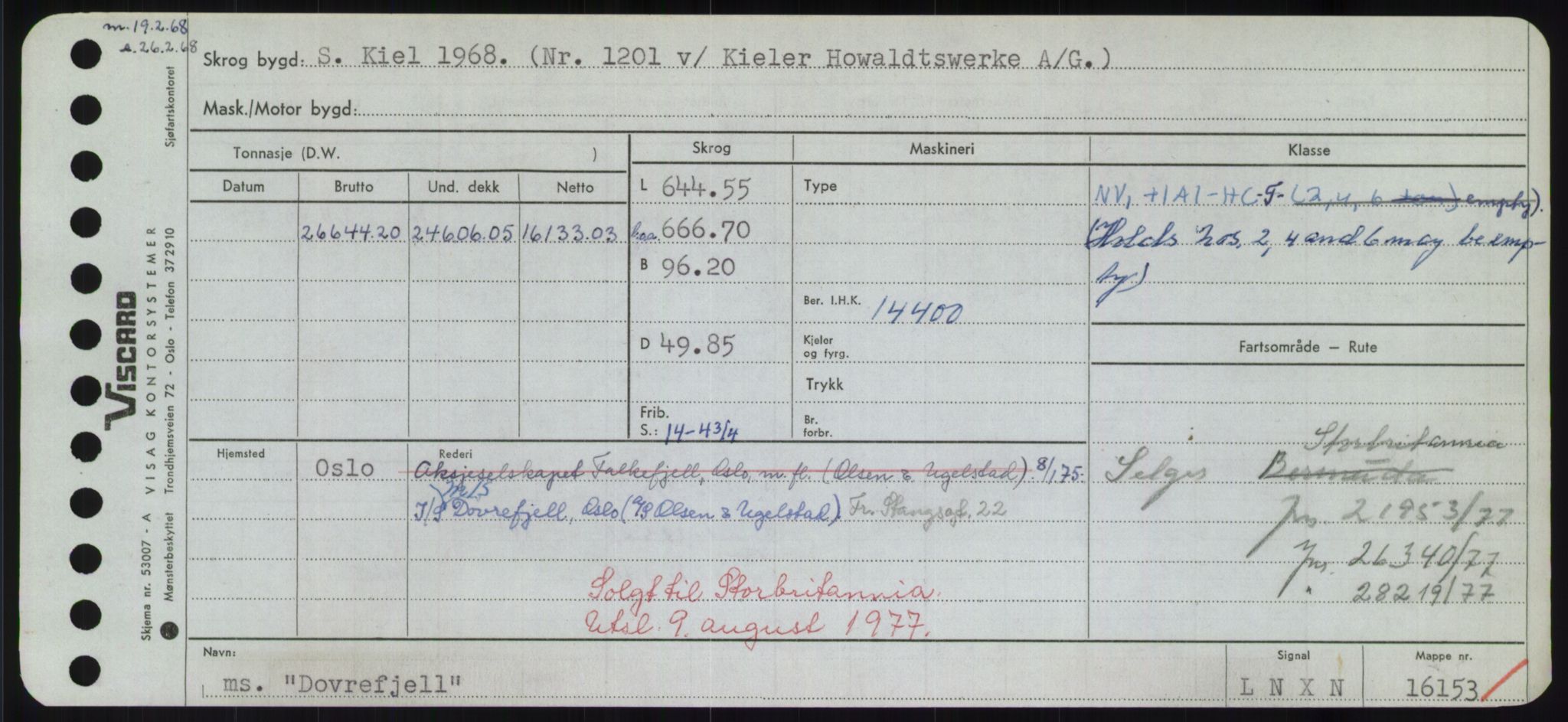 Sjøfartsdirektoratet med forløpere, Skipsmålingen, RA/S-1627/H/Hd/L0008: Fartøy, C-D, s. 599