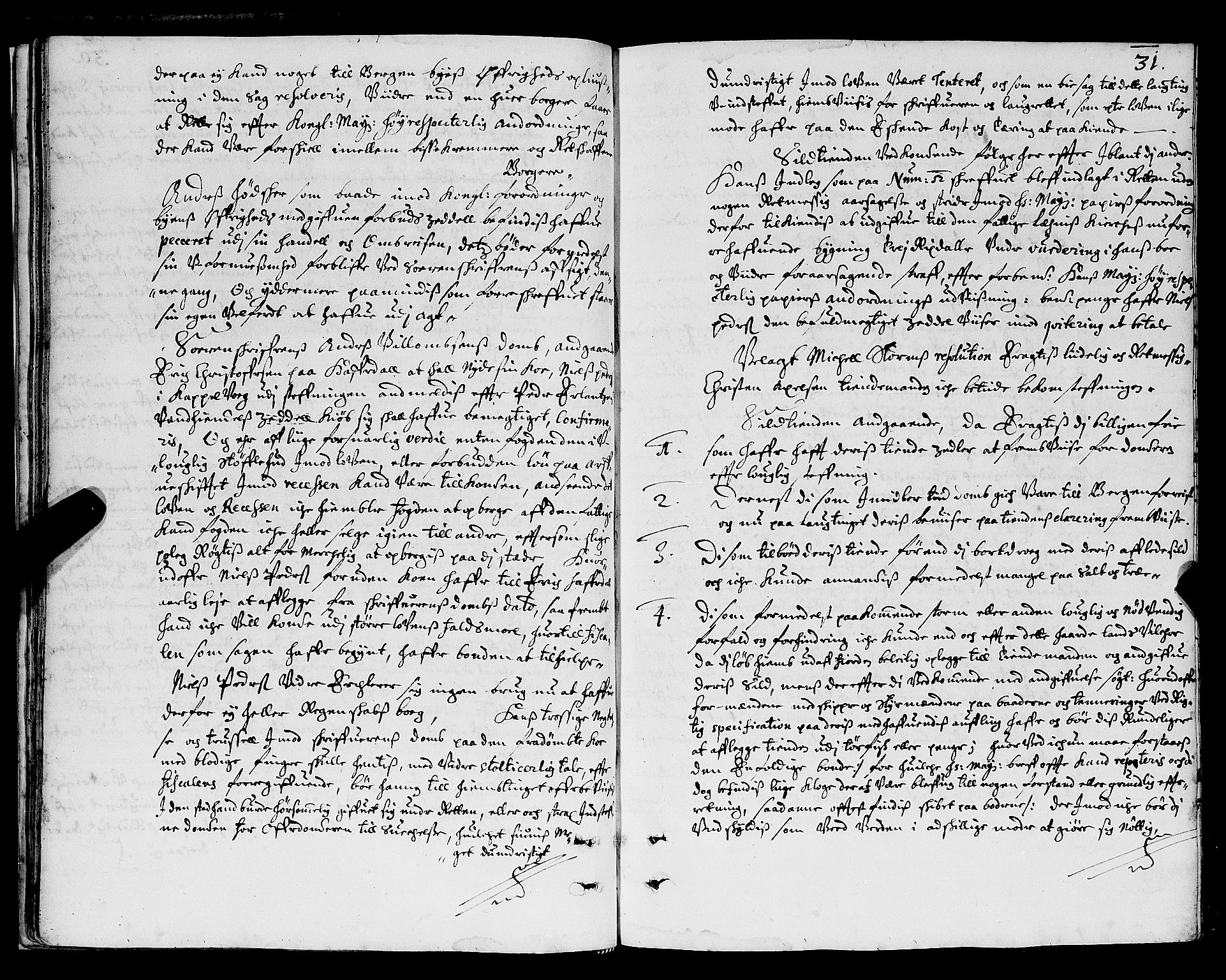 Nordland og Finnmarks lagstol, SAT/A-5608/X/L0002: Justisprotokoll, 1666-1690, s. 31