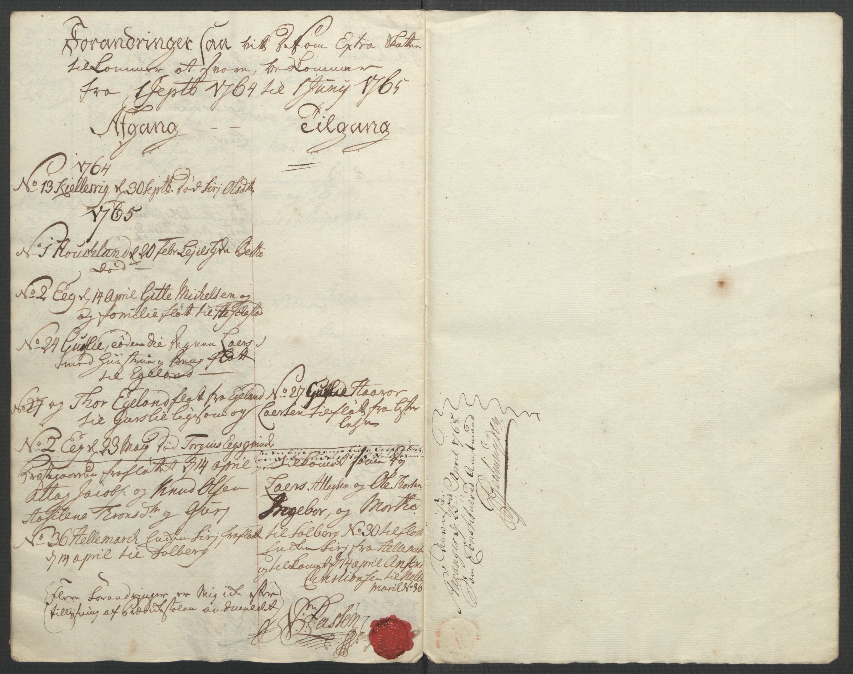 Rentekammeret inntil 1814, Reviderte regnskaper, Fogderegnskap, RA/EA-4092/R46/L2836: Ekstraskatten Jæren og Dalane, 1764-1766, s. 201