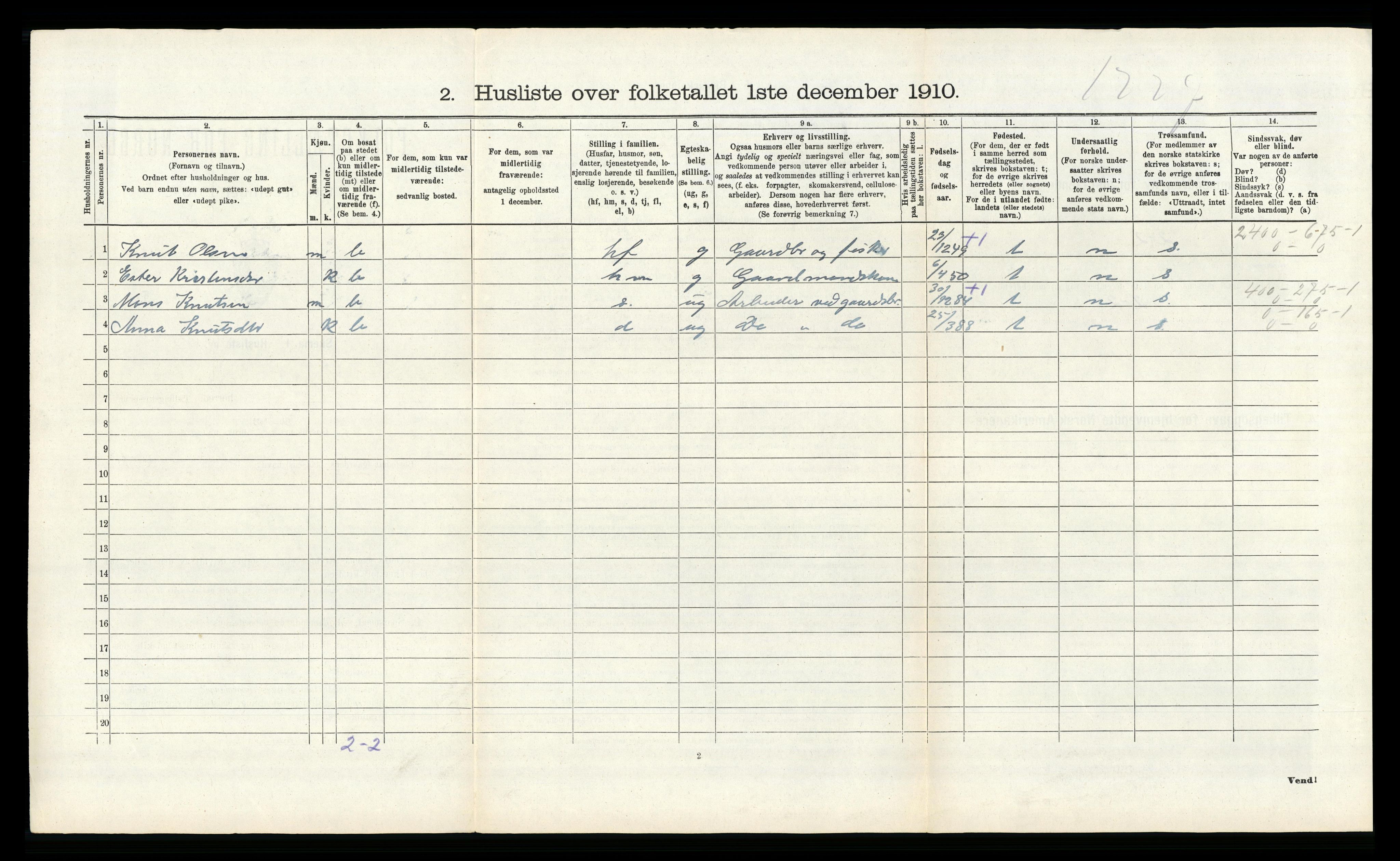 RA, Folketelling 1910 for 1258 Herdla herred, 1910, s. 639