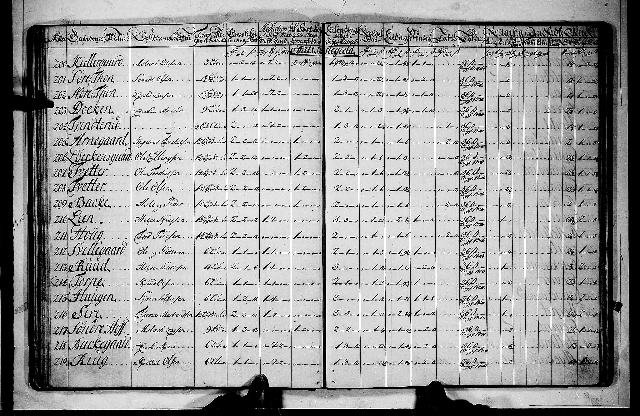 Rentekammeret inntil 1814, Realistisk ordnet avdeling, AV/RA-EA-4070/N/Nb/Nbf/L0110: Ringerike og Hallingdal matrikkelprotokoll, 1723, s. 29b-30a