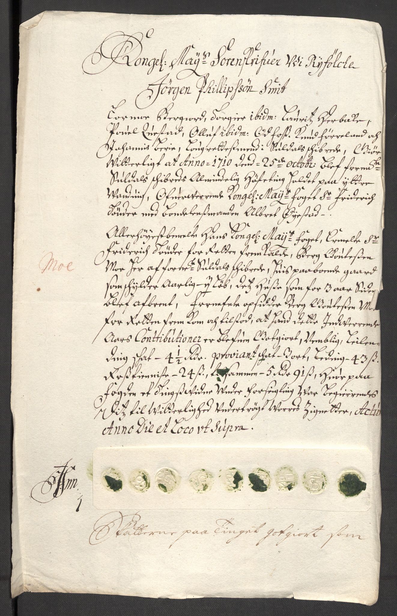 Rentekammeret inntil 1814, Reviderte regnskaper, Fogderegnskap, RA/EA-4092/R47/L2862: Fogderegnskap Ryfylke, 1710, s. 93