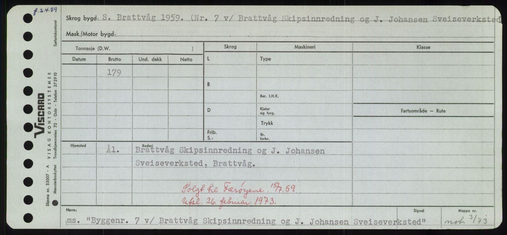 Sjøfartsdirektoratet med forløpere, Skipsmålingen, AV/RA-S-1627/H/Hd/L0006: Fartøy, Byg-Båt, s. 89